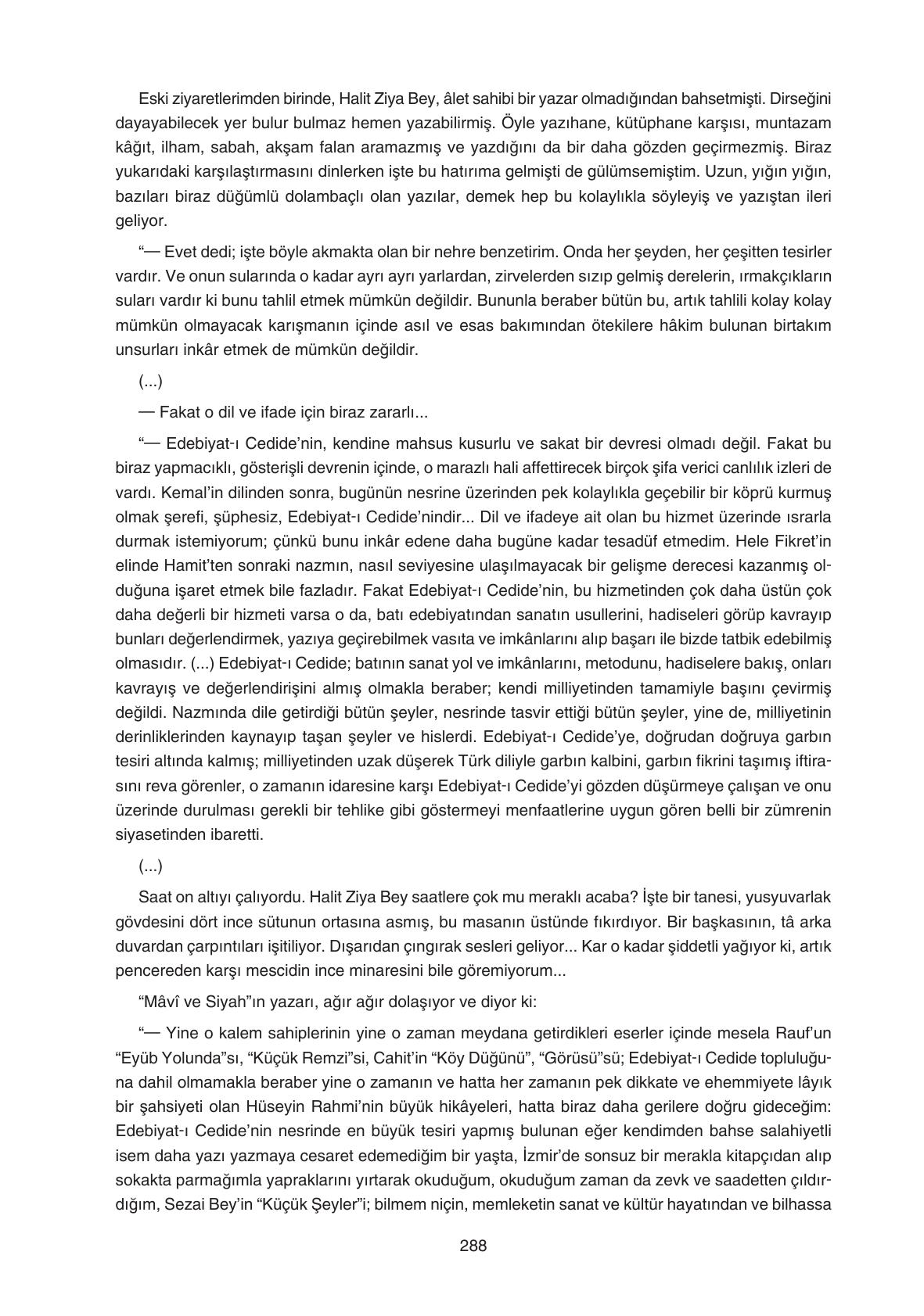 11. Sınıf Gizem Yayınları Türk Dili Ve Edebiyatı Ders Kitabı Sayfa 288 Cevapları
