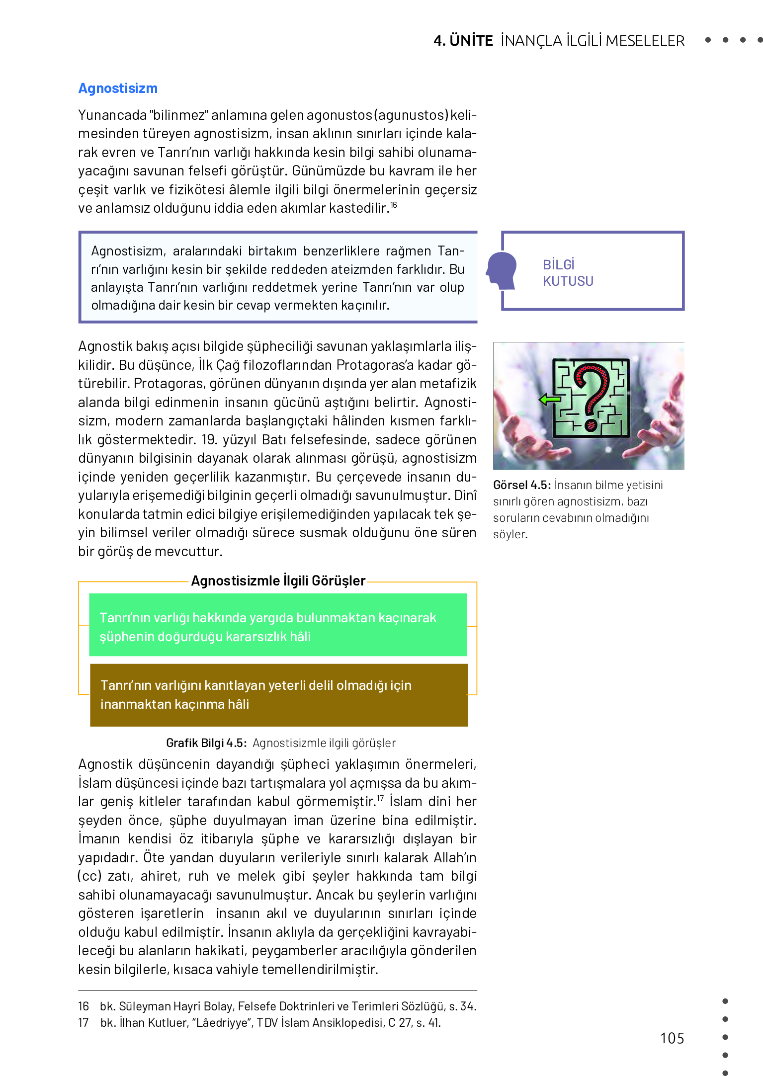 11. Sınıf Meb Yayınları Din Kültürü Ve Ahlak Bilgisi Ders Kitabı Sayfa 105 Cevapları 11. Sınıf Meb Yayınları Din Kültürü Ve Ahlak Bilgisi Ders Kitabı Sayfa 105 Cevapları