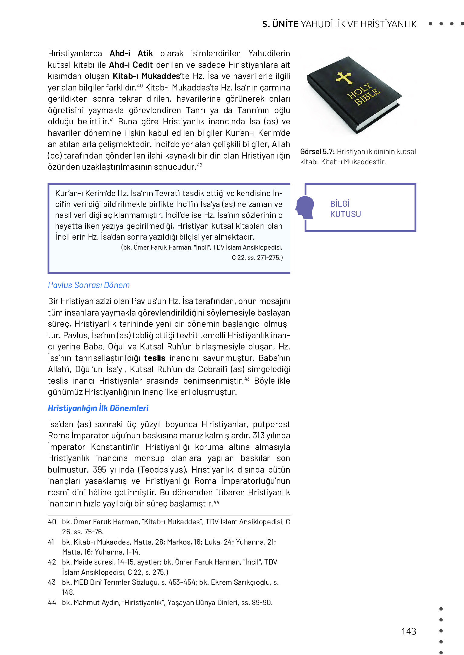 11. Sınıf Meb Yayınları Din Kültürü Ve Ahlak Bilgisi Ders Kitabı Sayfa 143 Cevapları 11. Sınıf Meb Yayınları Din Kültürü Ve Ahlak Bilgisi Ders Kitabı Sayfa 143 Cevapları