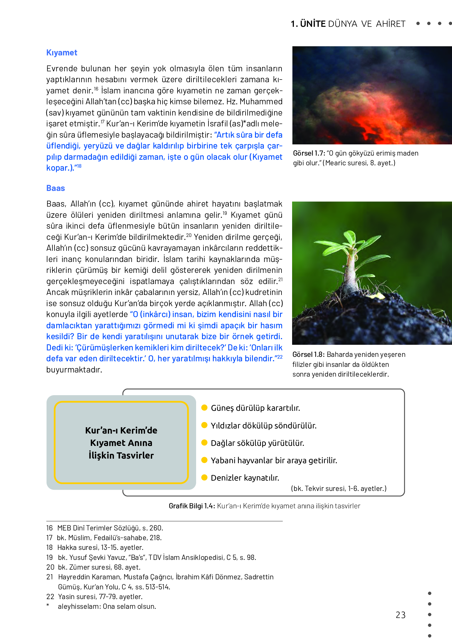 11. Sınıf Meb Yayınları Din Kültürü Ve Ahlak Bilgisi Ders Kitabı Sayfa 23 Cevapları 11. Sınıf Meb Yayınları Din Kültürü Ve Ahlak Bilgisi Ders Kitabı Sayfa 23 Cevapları