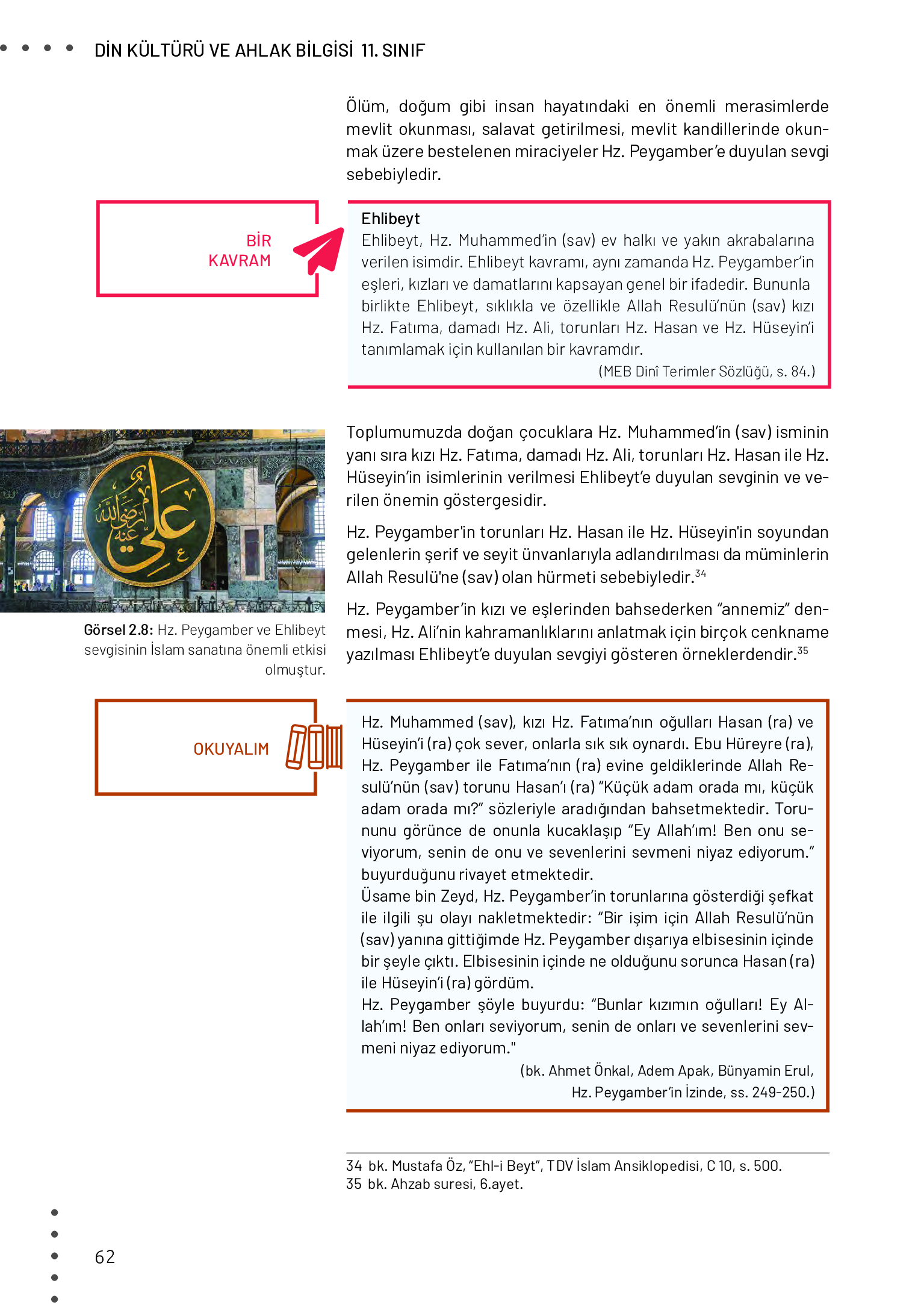 11. Sınıf Meb Yayınları Din Kültürü Ve Ahlak Bilgisi Ders Kitabı Sayfa 62 Cevapları 11. Sınıf Meb Yayınları Din Kültürü Ve Ahlak Bilgisi Ders Kitabı Sayfa 62 Cevapları