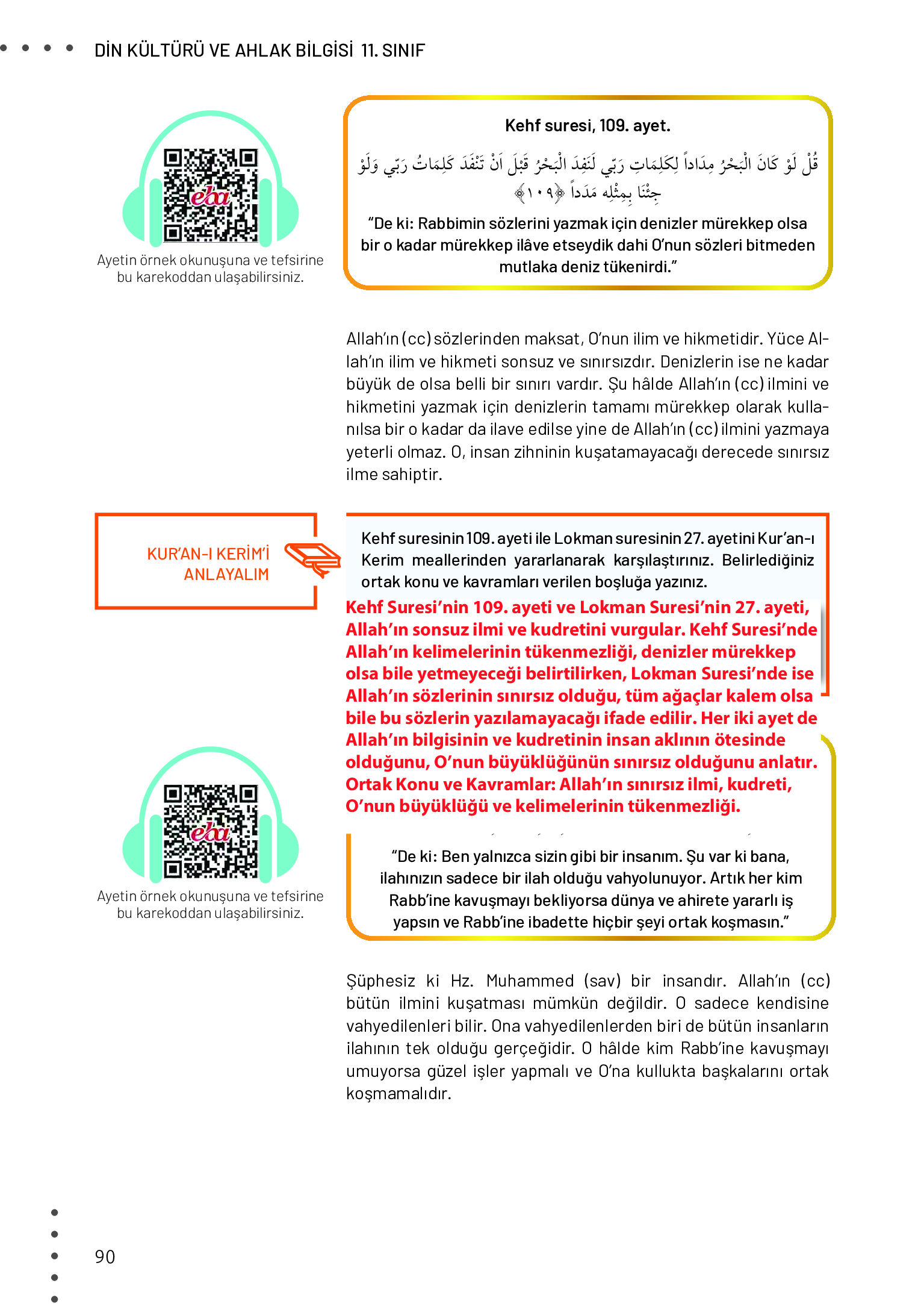 11. Sınıf Meb Yayınları Din Kültürü Ve Ahlak Bilgisi Ders Kitabı Sayfa 90 Cevapları 11. Sınıf Meb Yayınları Din Kültürü Ve Ahlak Bilgisi Ders Kitabı Sayfa 90 Cevapları