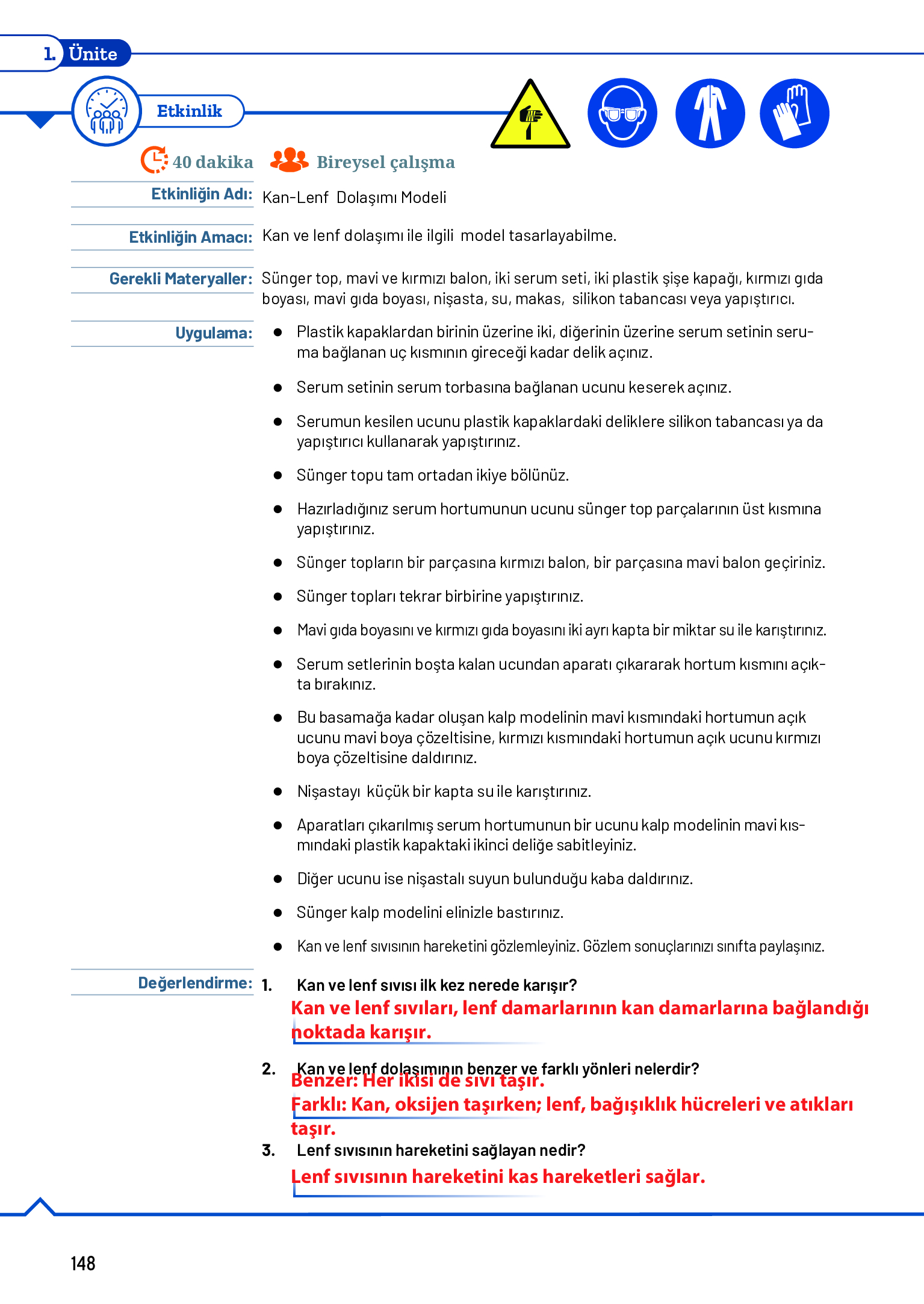 11. Sınıf Meb Yayınları Fen Lisesi Biyoloji Ders Kitabı Sayfa 148 Cevapları 11. Sınıf Meb Yayınları Fen Lisesi Biyoloji Ders Kitabı Sayfa 148 Cevapları