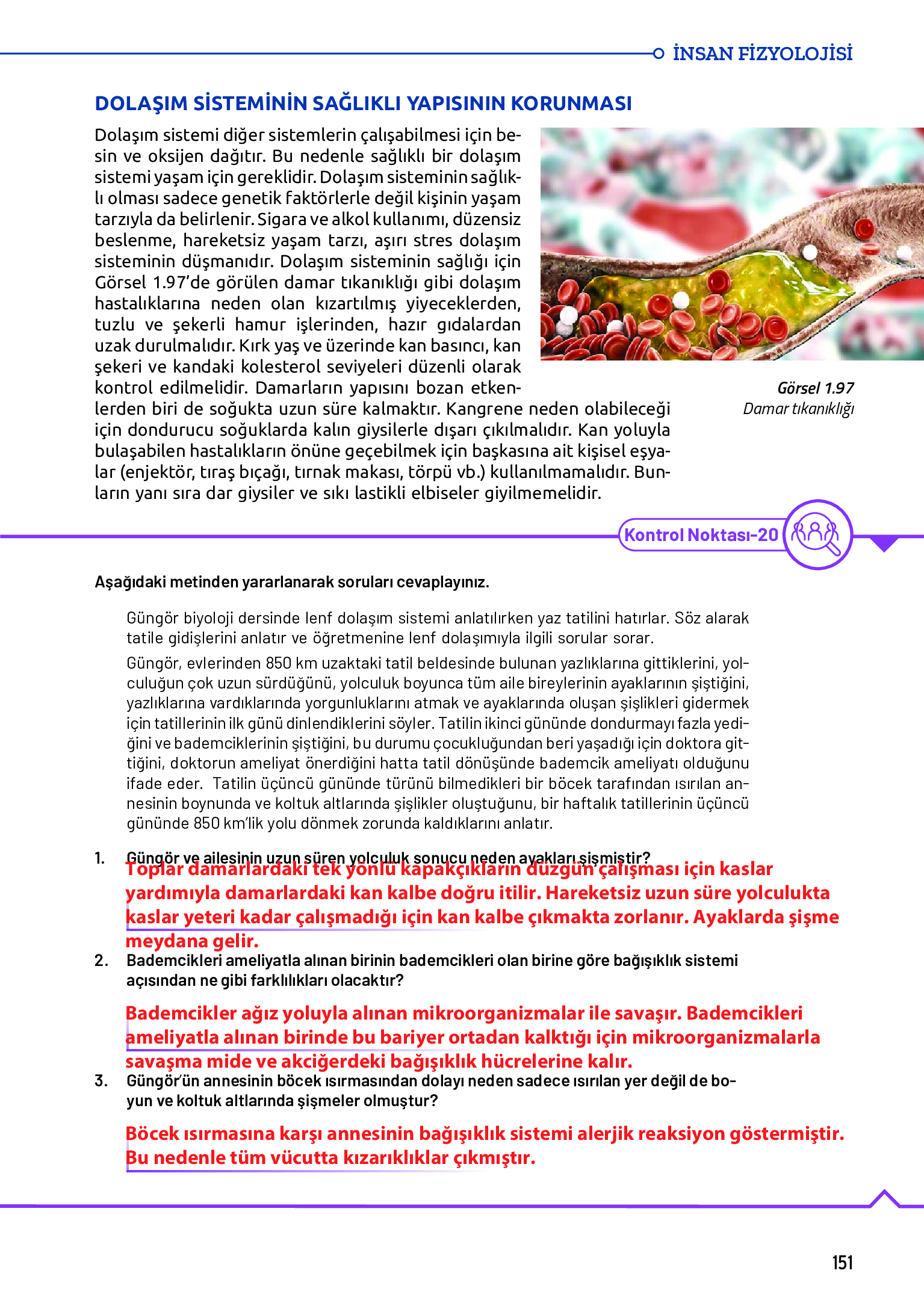 11. Sınıf Meb Yayınları Fen Lisesi Biyoloji Ders Kitabı Sayfa 151 Cevapları 11. Sınıf Meb Yayınları Fen Lisesi Biyoloji Ders Kitabı Sayfa 151 Cevapları