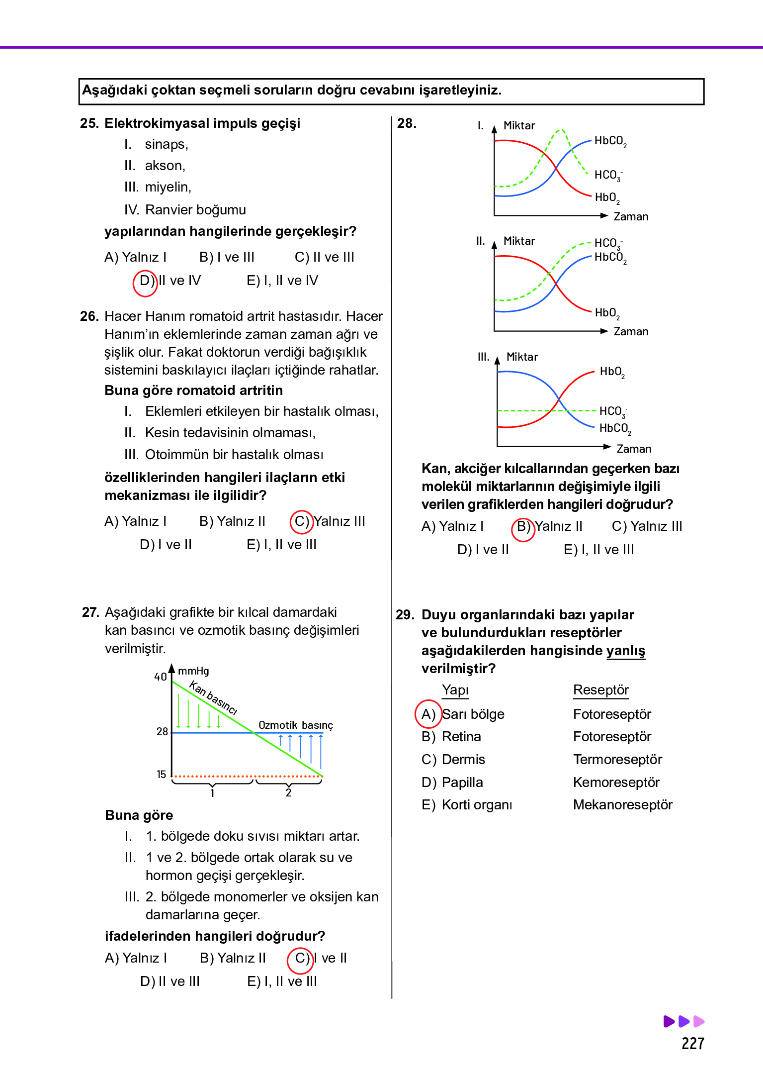 11. Sınıf Meb Yayınları Fen Lisesi Biyoloji Ders Kitabı Sayfa 227 Cevapları 11. Sınıf Meb Yayınları Fen Lisesi Biyoloji Ders Kitabı Sayfa 227 Cevapları