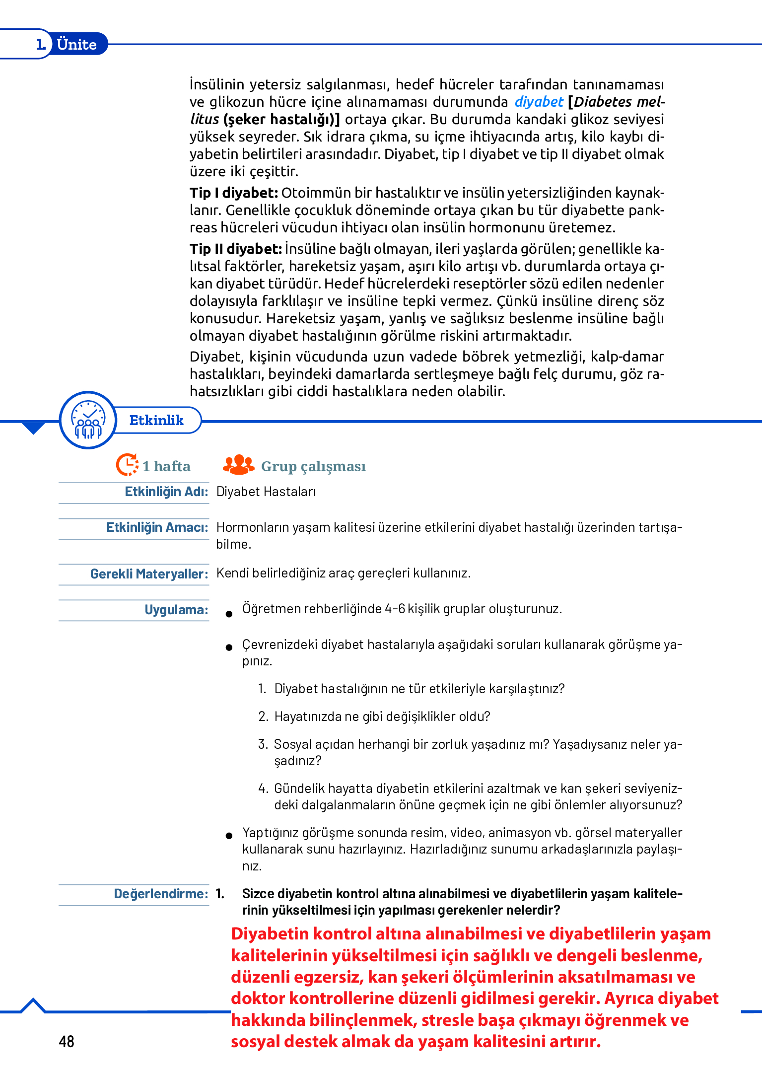 11. Sınıf Meb Yayınları Fen Lisesi Biyoloji Ders Kitabı Sayfa 48 Cevapları 11. Sınıf Meb Yayınları Fen Lisesi Biyoloji Ders Kitabı Sayfa 48 Cevapları