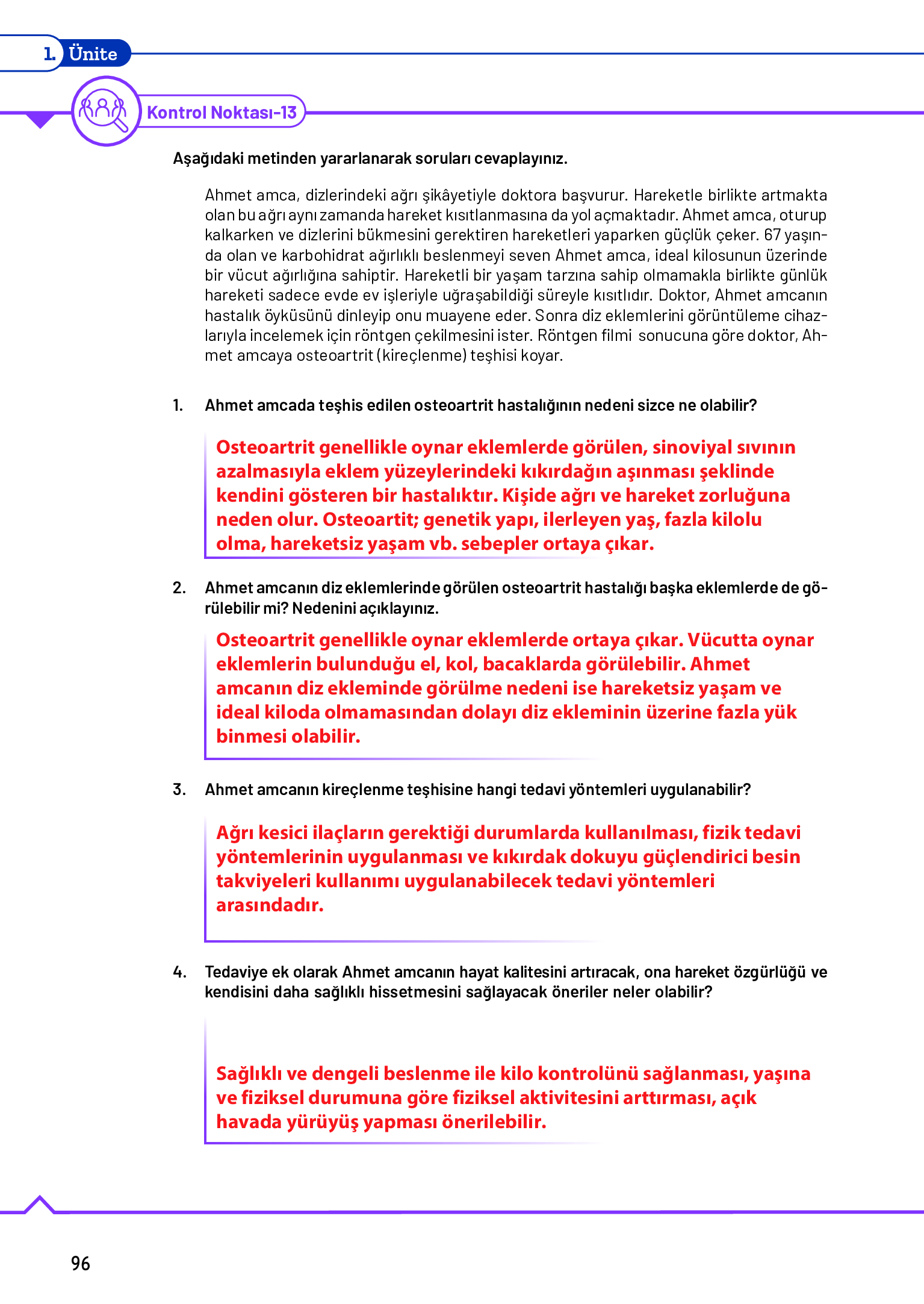 11. Sınıf Meb Yayınları Fen Lisesi Biyoloji Ders Kitabı Sayfa 96 Cevapları 11. Sınıf Meb Yayınları Fen Lisesi Biyoloji Ders Kitabı Sayfa 96 Cevapları
