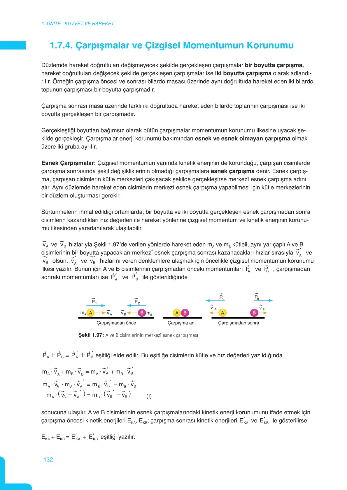 11. Sınıf Meb Yayınları Fen Lisesi Fizik Ders Kitabı Sayfa 132 Cevapları