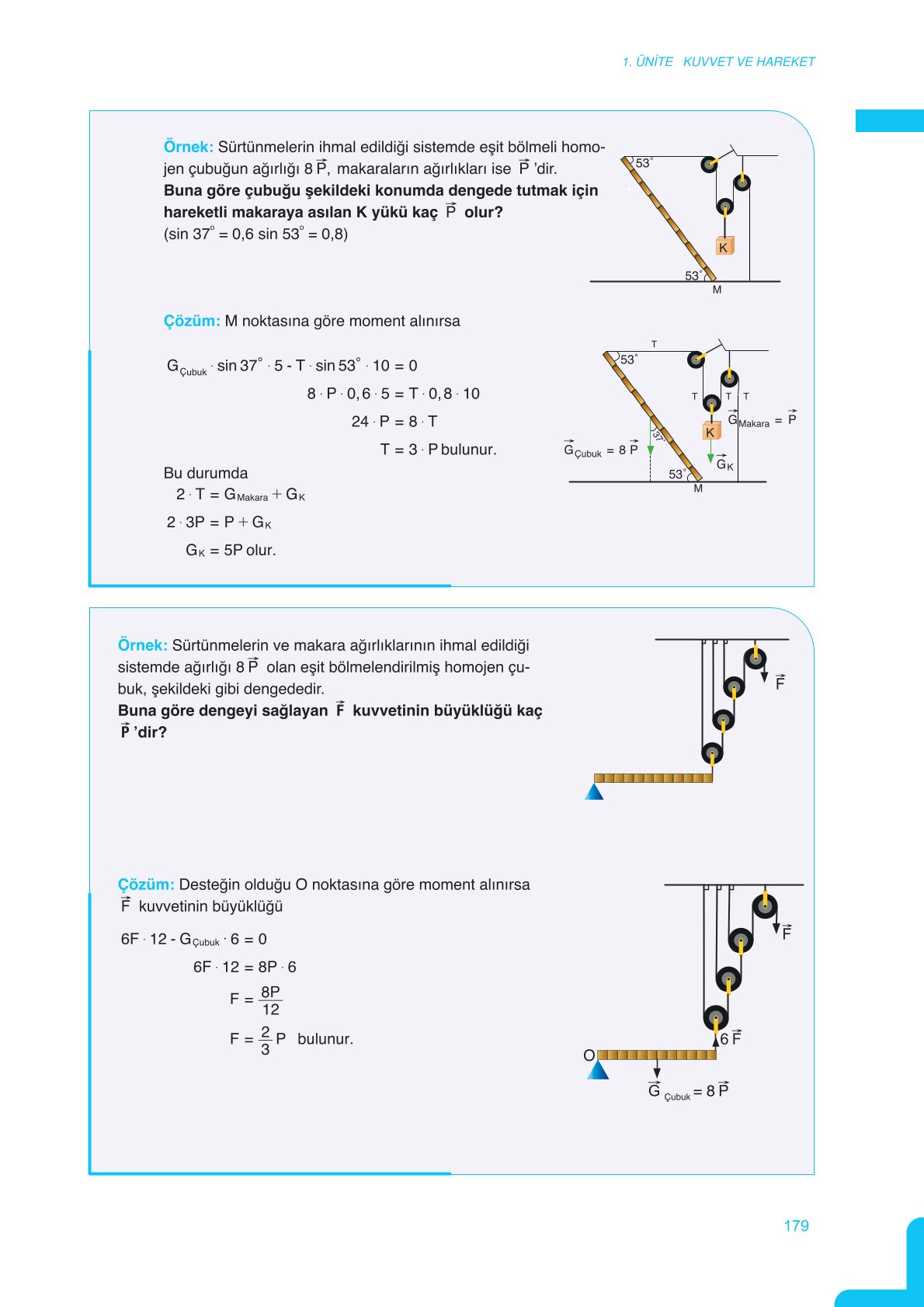 11. Sınıf Meb Yayınları Fen Lisesi Fizik Ders Kitabı Sayfa 179 Cevapları