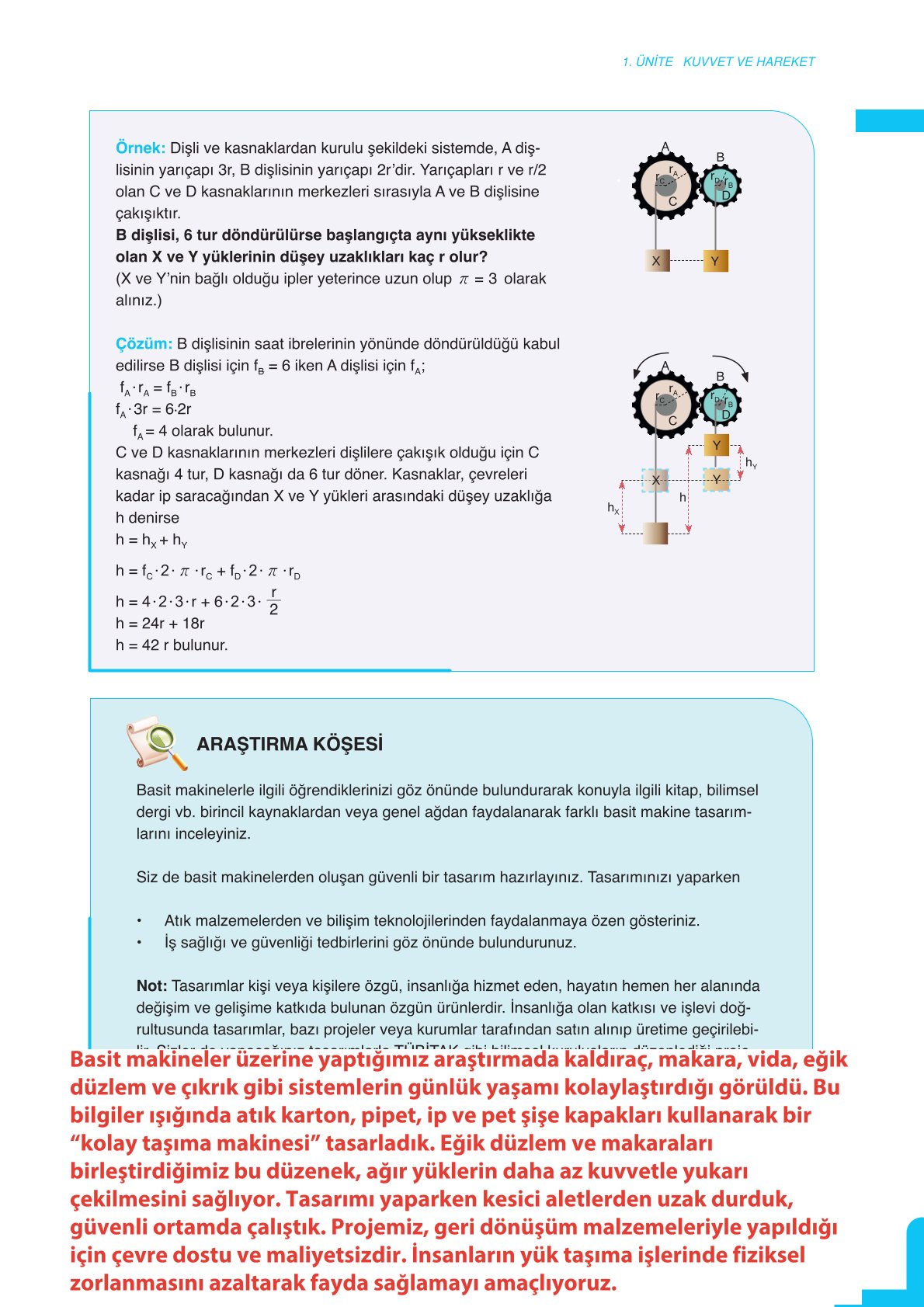 11. Sınıf Meb Yayınları Fen Lisesi Fizik Ders Kitabı Sayfa 193 Cevapları
