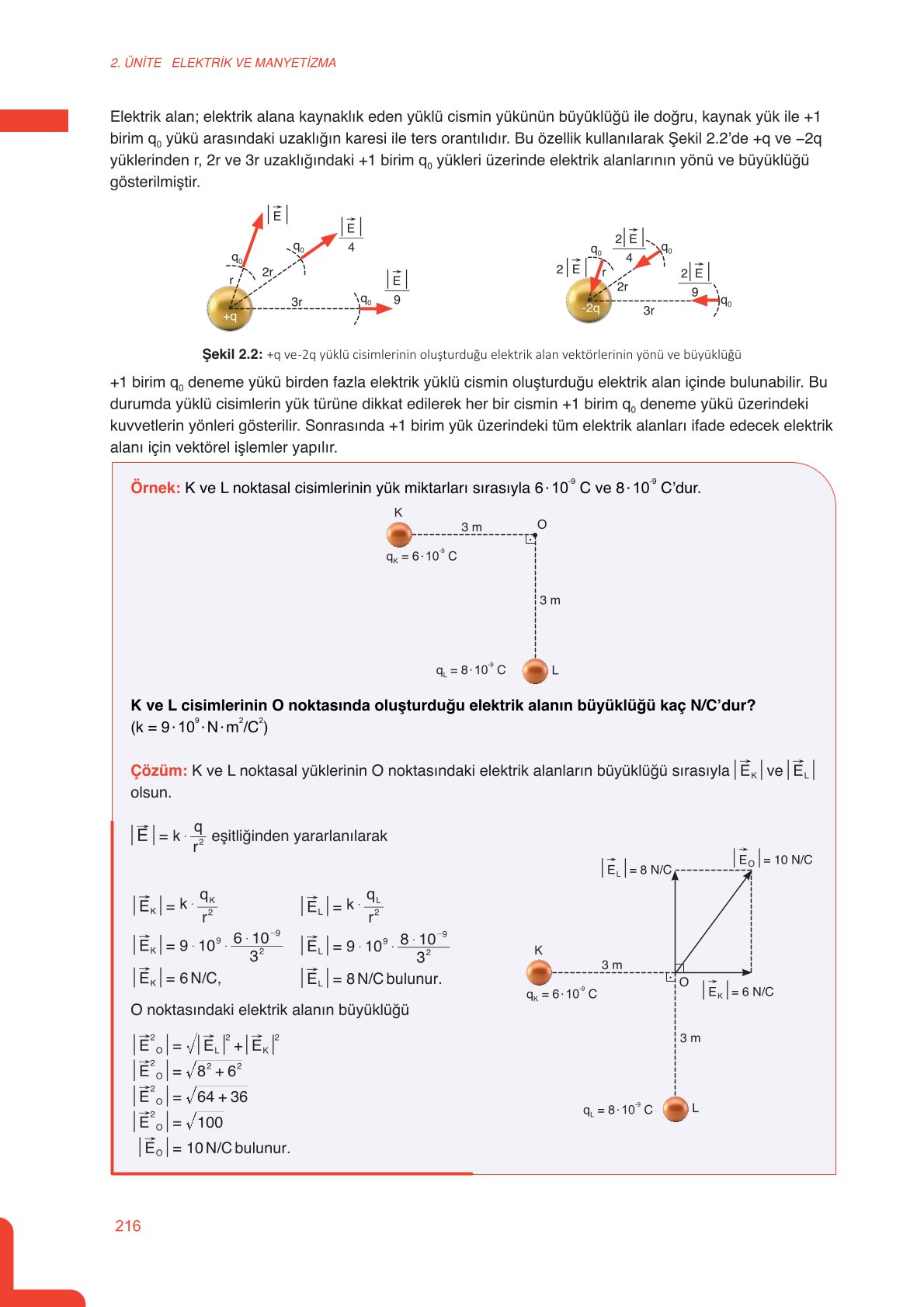 11. Sınıf Meb Yayınları Fen Lisesi Fizik Ders Kitabı Sayfa 216 Cevapları