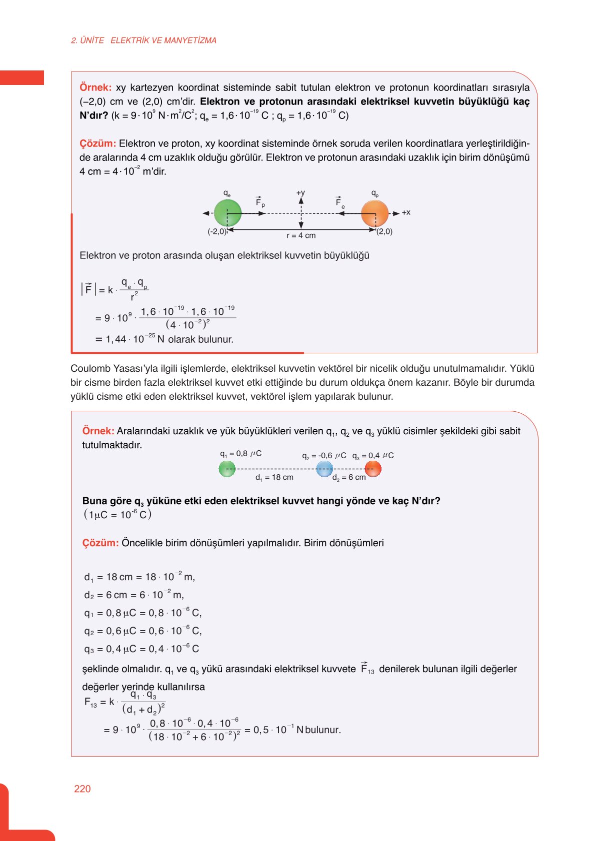 11. Sınıf Meb Yayınları Fen Lisesi Fizik Ders Kitabı Sayfa 220 Cevapları