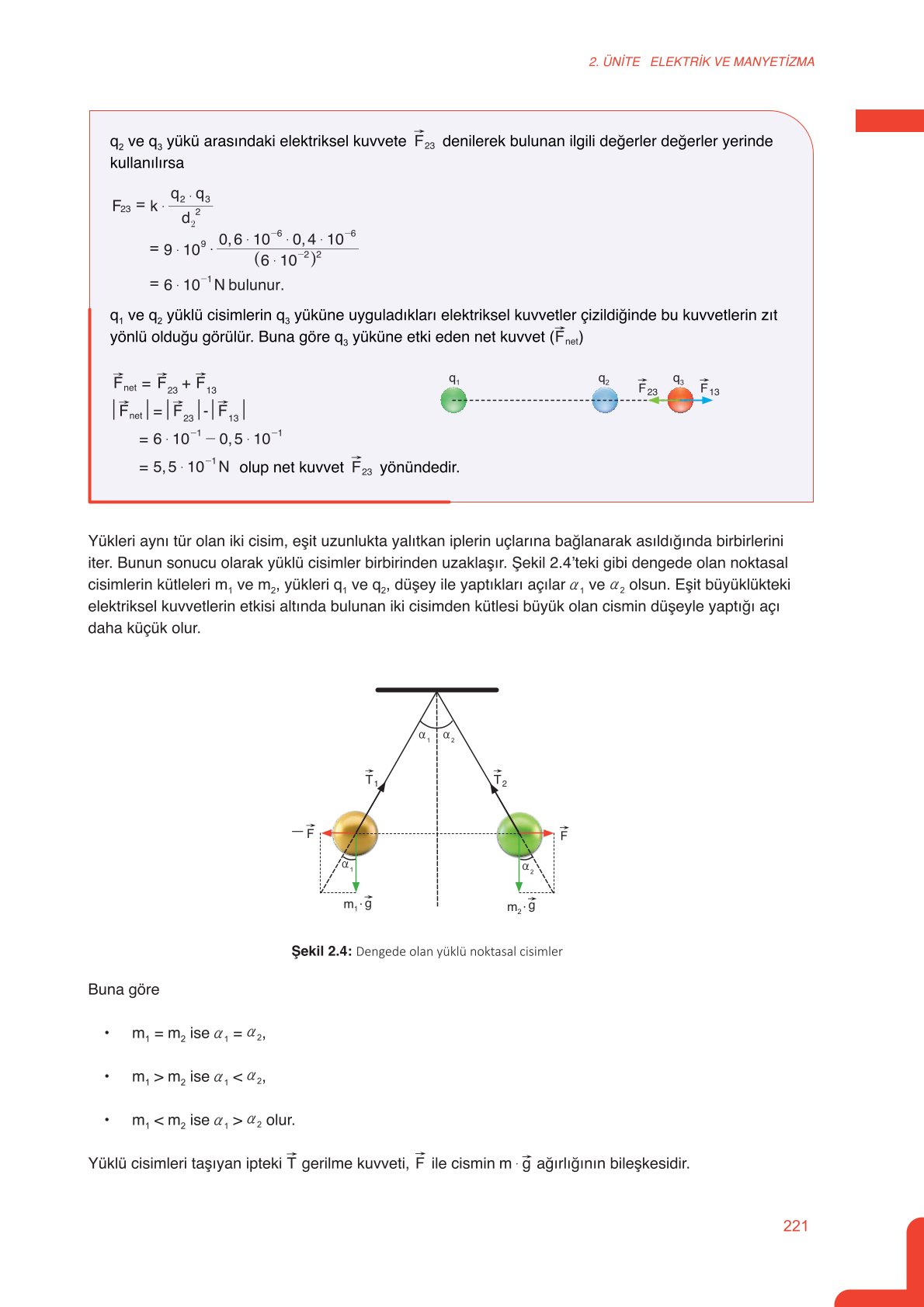 11. Sınıf Meb Yayınları Fen Lisesi Fizik Ders Kitabı Sayfa 221 Cevapları 11. Sınıf Meb Yayınları Fen Lisesi Fizik Ders Kitabı Sayfa 221 Cevapları