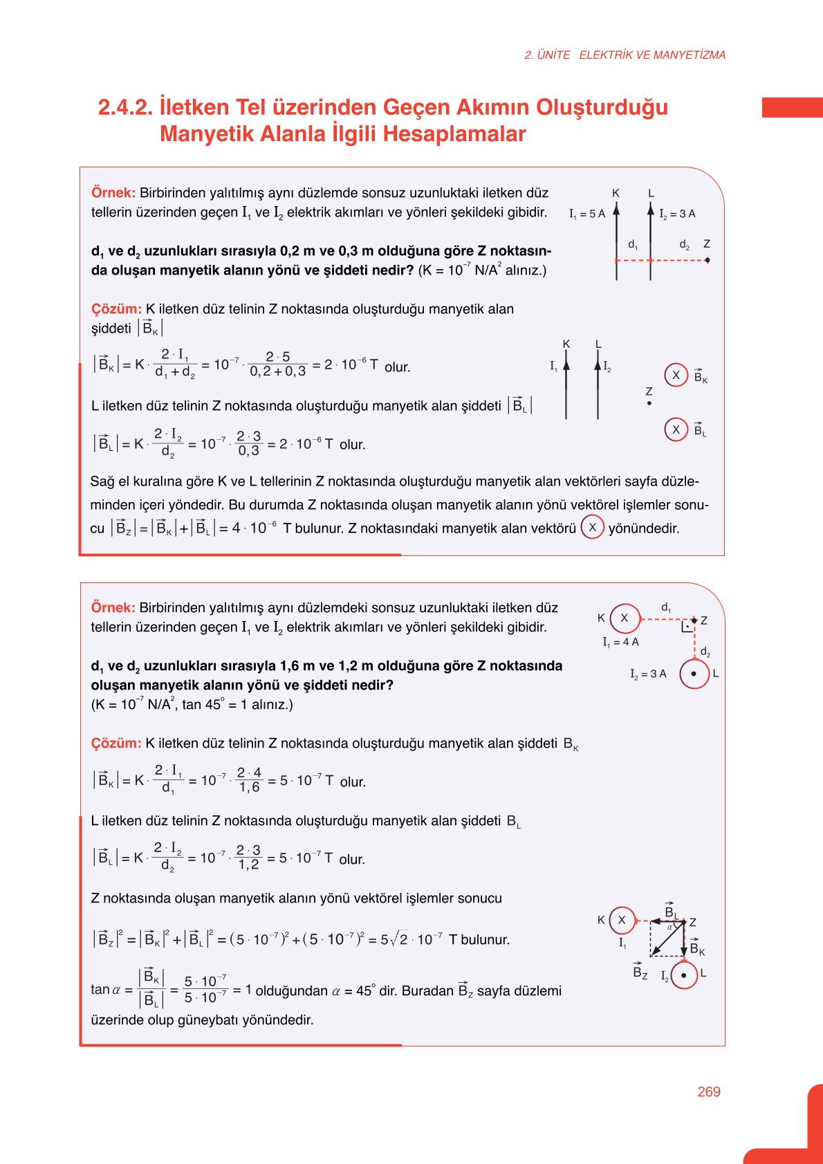 11. Sınıf Meb Yayınları Fen Lisesi Fizik Ders Kitabı Sayfa 269 Cevapları