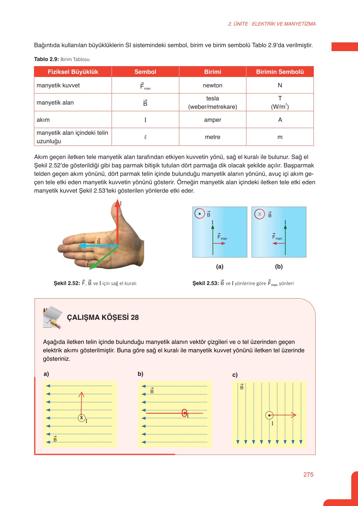 11. Sınıf Meb Yayınları Fen Lisesi Fizik Ders Kitabı Sayfa 275 Cevapları