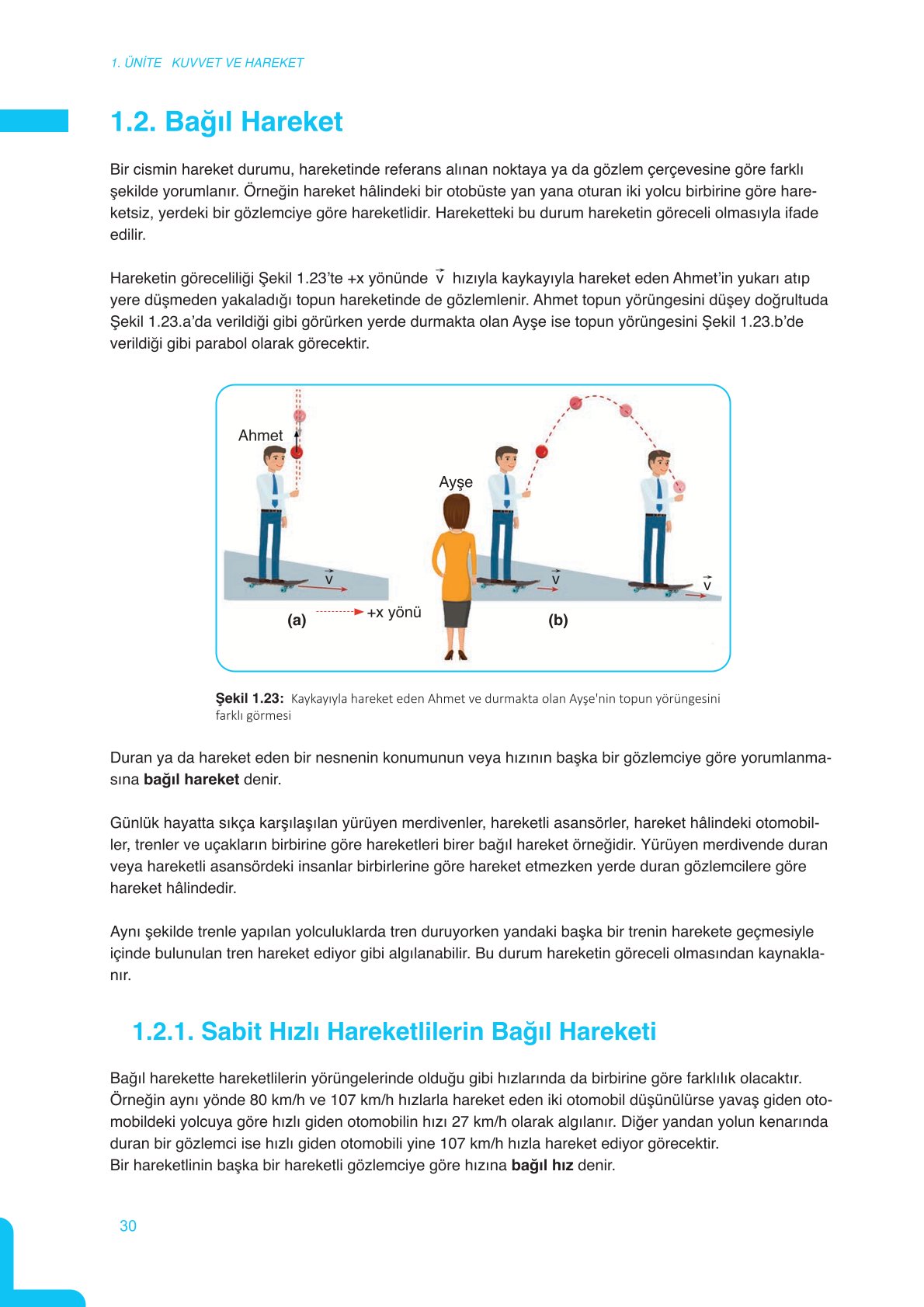 11. Sınıf Meb Yayınları Fen Lisesi Fizik Ders Kitabı Sayfa 30 Cevapları