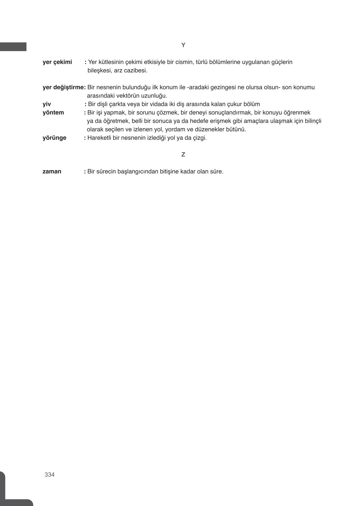 11. Sınıf Meb Yayınları Fen Lisesi Fizik Ders Kitabı Sayfa 334 Cevapları