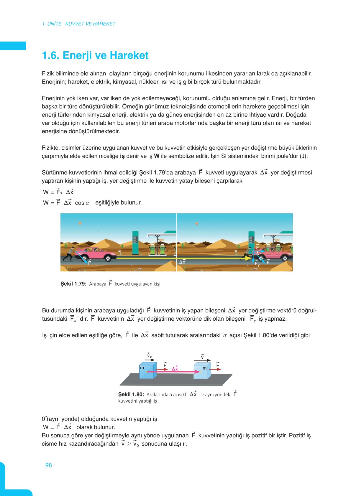 11. Sınıf Meb Yayınları Fen Lisesi Fizik Ders Kitabı Sayfa 98 Cevapları