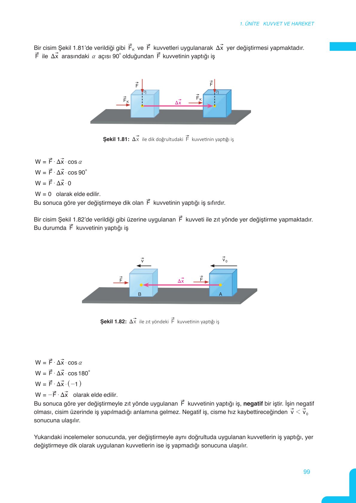 11. Sınıf Meb Yayınları Fen Lisesi Fizik Ders Kitabı Sayfa 99 Cevapları
