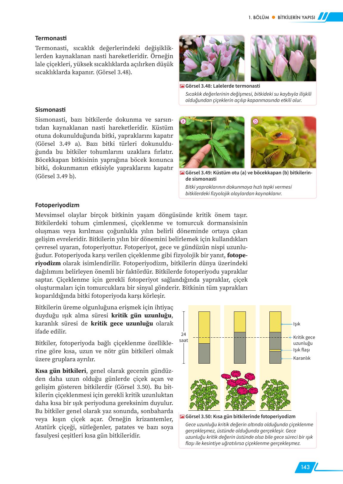 12. Sınıf Meb Yayınları Fen Lisesi Biyoloji Ders Kitabı Sayfa 143 Cevapları 12. Sınıf Meb Yayınları Fen Lisesi Biyoloji Ders Kitabı Sayfa 143 Cevapları