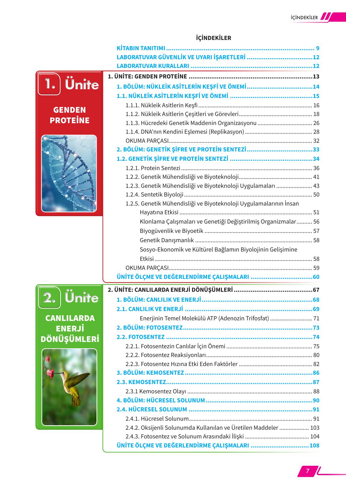 12. Sınıf Meb Yayınları Fen Lisesi Biyoloji Ders Kitabı Sayfa 7 Cevapları 12. Sınıf Meb Yayınları Fen Lisesi Biyoloji Ders Kitabı Sayfa 7 Cevapları