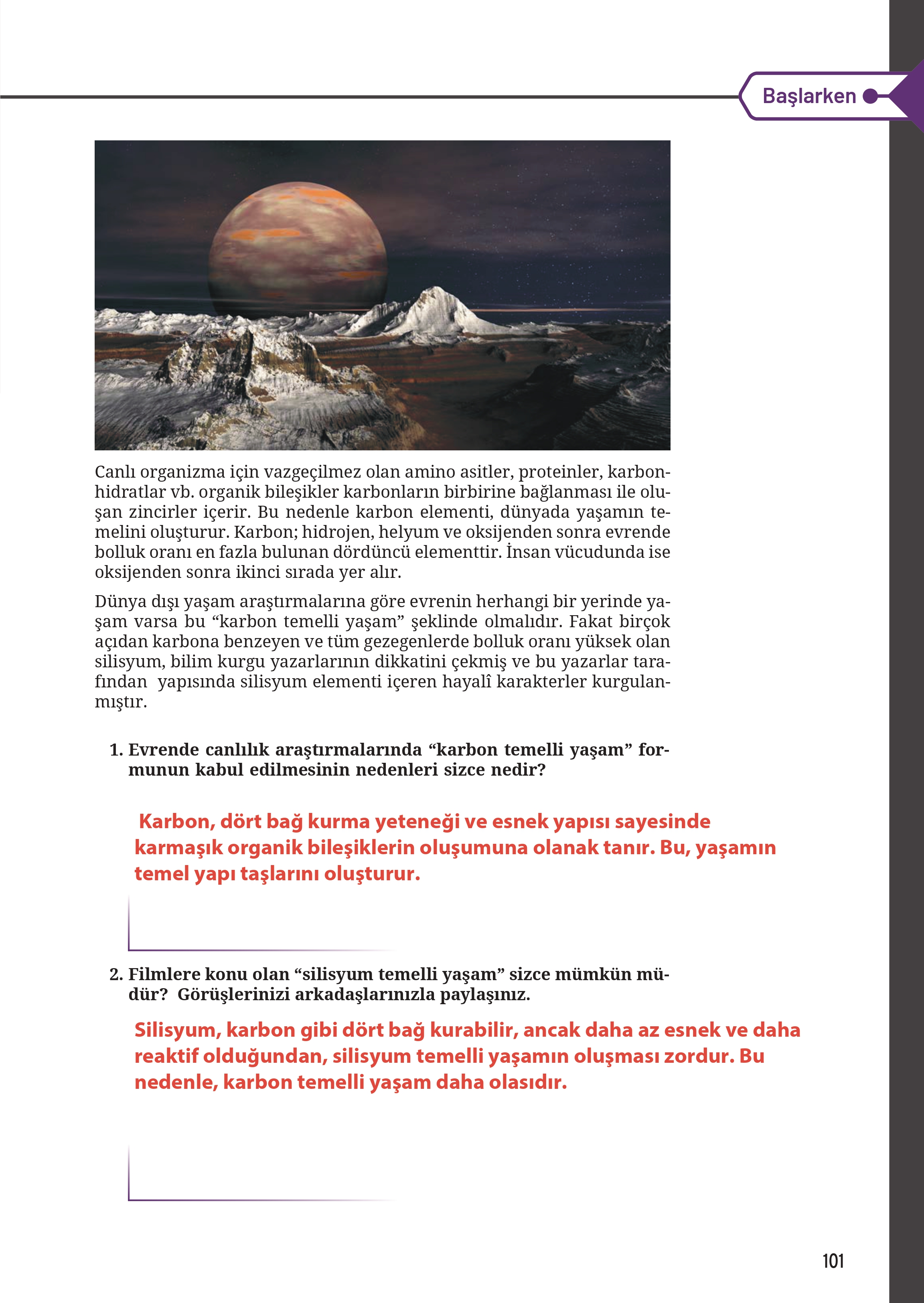 12. Sınıf Meb Yayınları Fen Lisesi Kimya Ders Kitabı Sayfa 101 Cevapları 12. Sınıf Meb Yayınları Fen Lisesi Kimya Ders Kitabı Sayfa 101 Cevapları