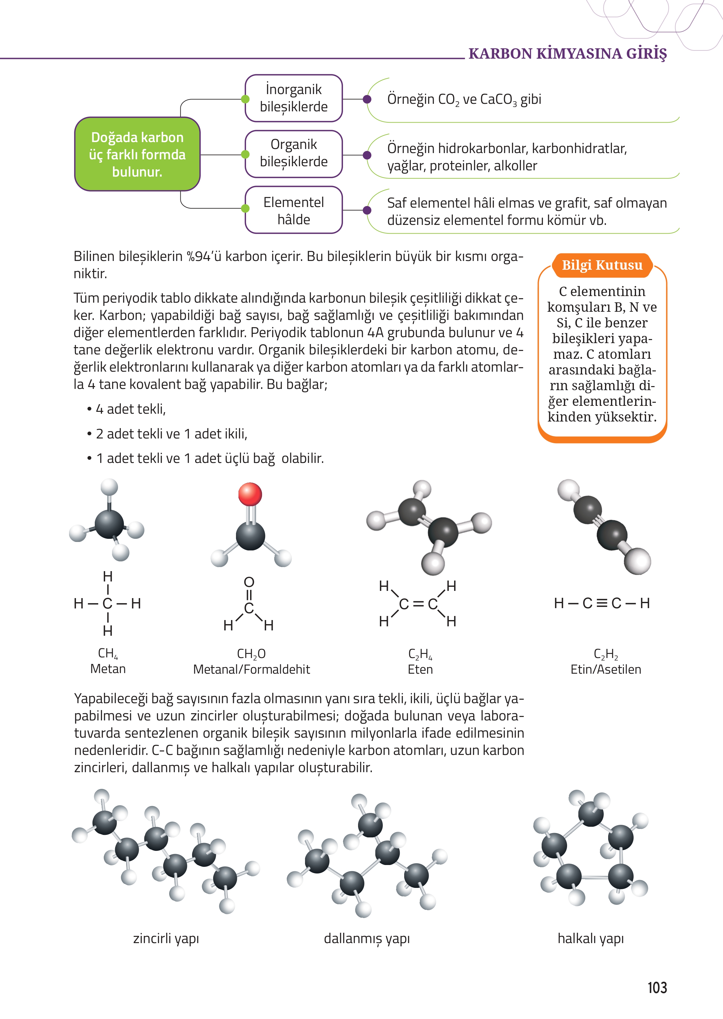 12. Sınıf Meb Yayınları Fen Lisesi Kimya Ders Kitabı Sayfa 103 Cevapları