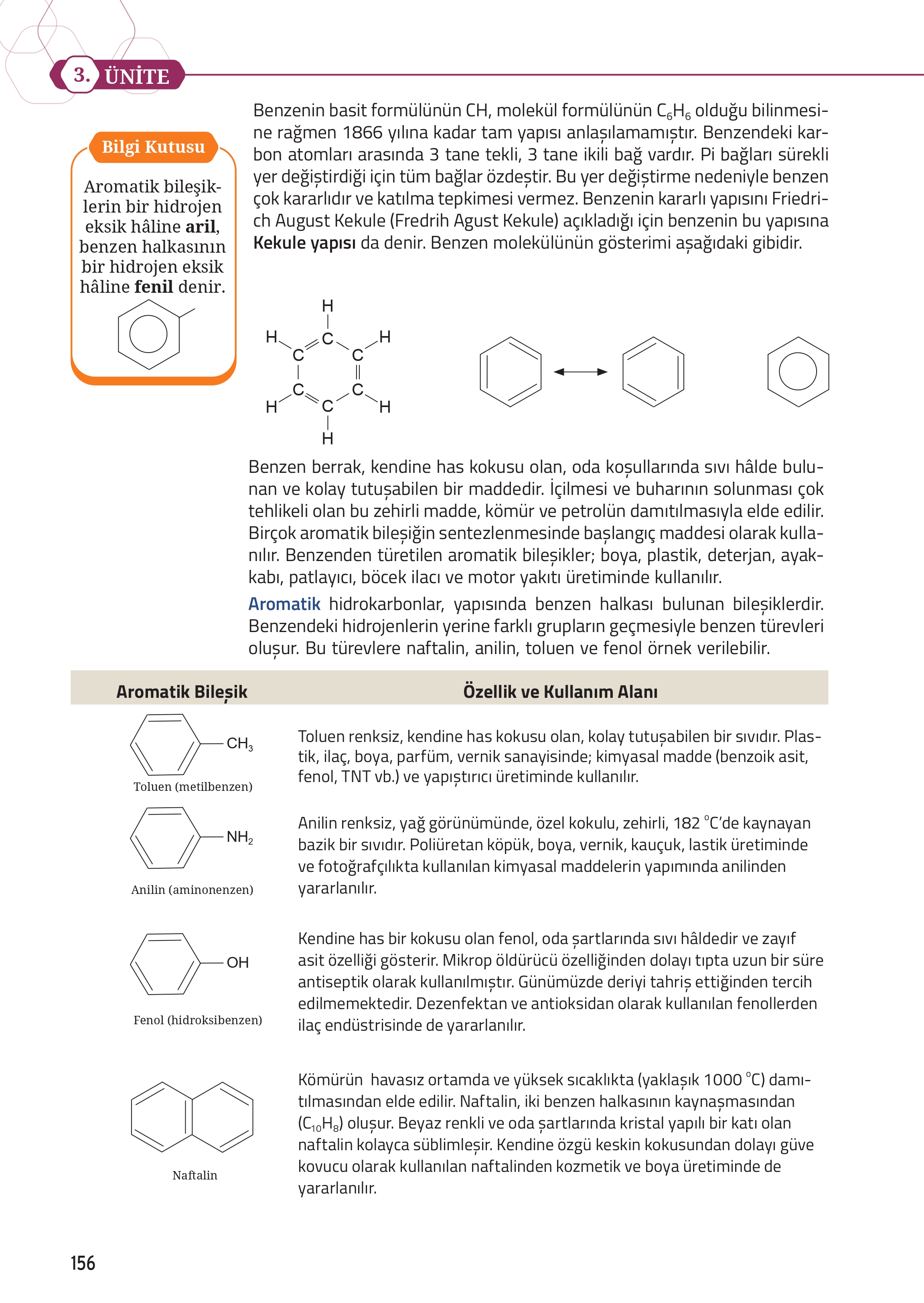 12. Sınıf Meb Yayınları Fen Lisesi Kimya Ders Kitabı Sayfa 156 Cevapları