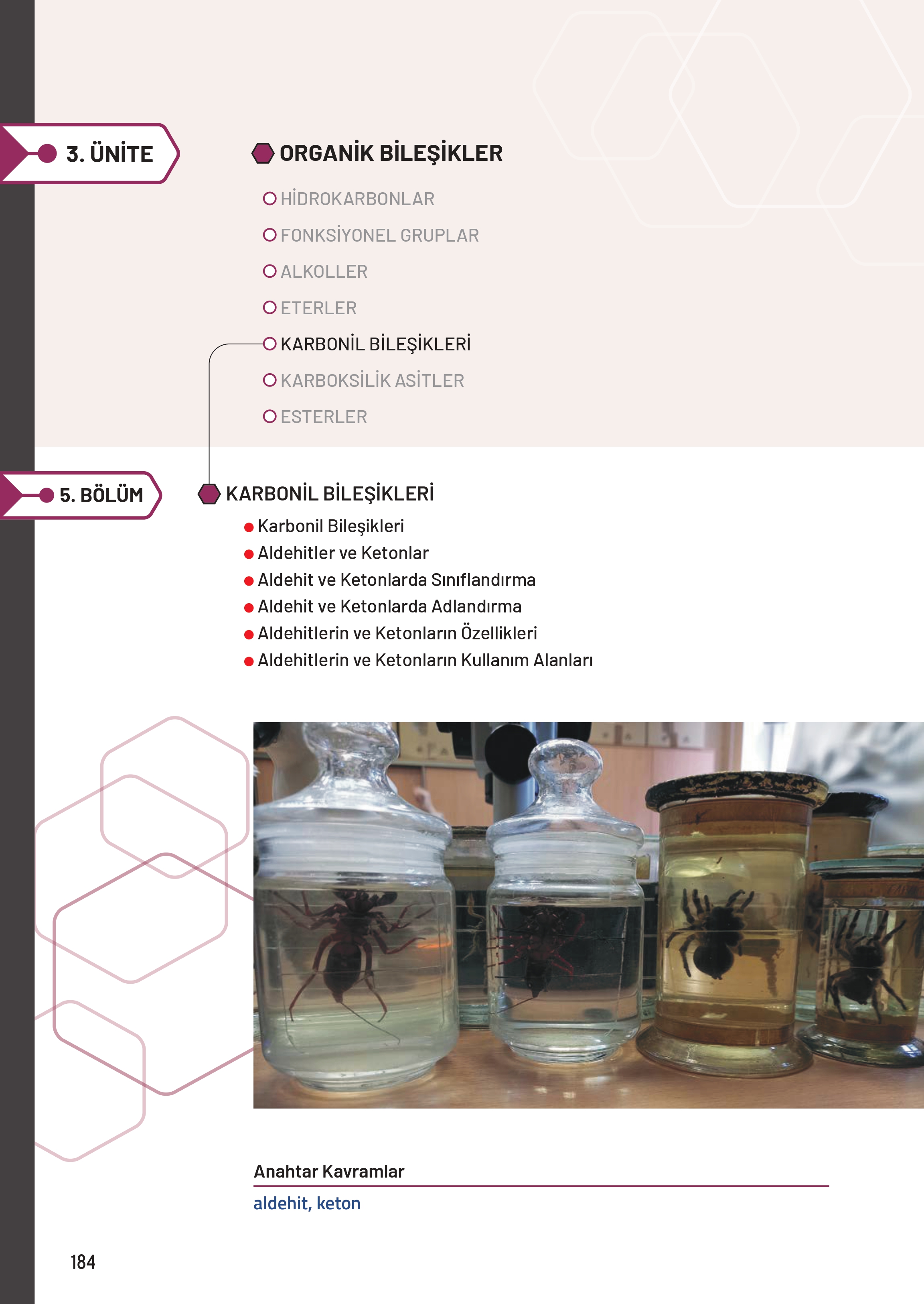 12. Sınıf Meb Yayınları Fen Lisesi Kimya Ders Kitabı Sayfa 184 Cevapları