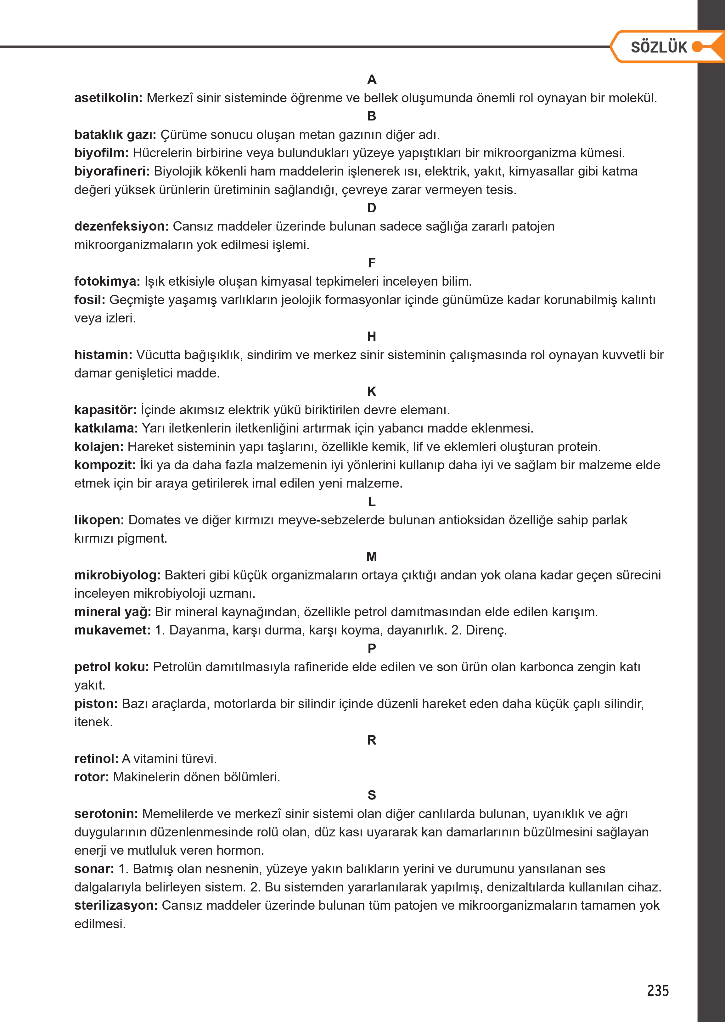 12. Sınıf Meb Yayınları Fen Lisesi Kimya Ders Kitabı Sayfa 235 Cevapları 12. Sınıf Meb Yayınları Fen Lisesi Kimya Ders Kitabı Sayfa 235 Cevapları