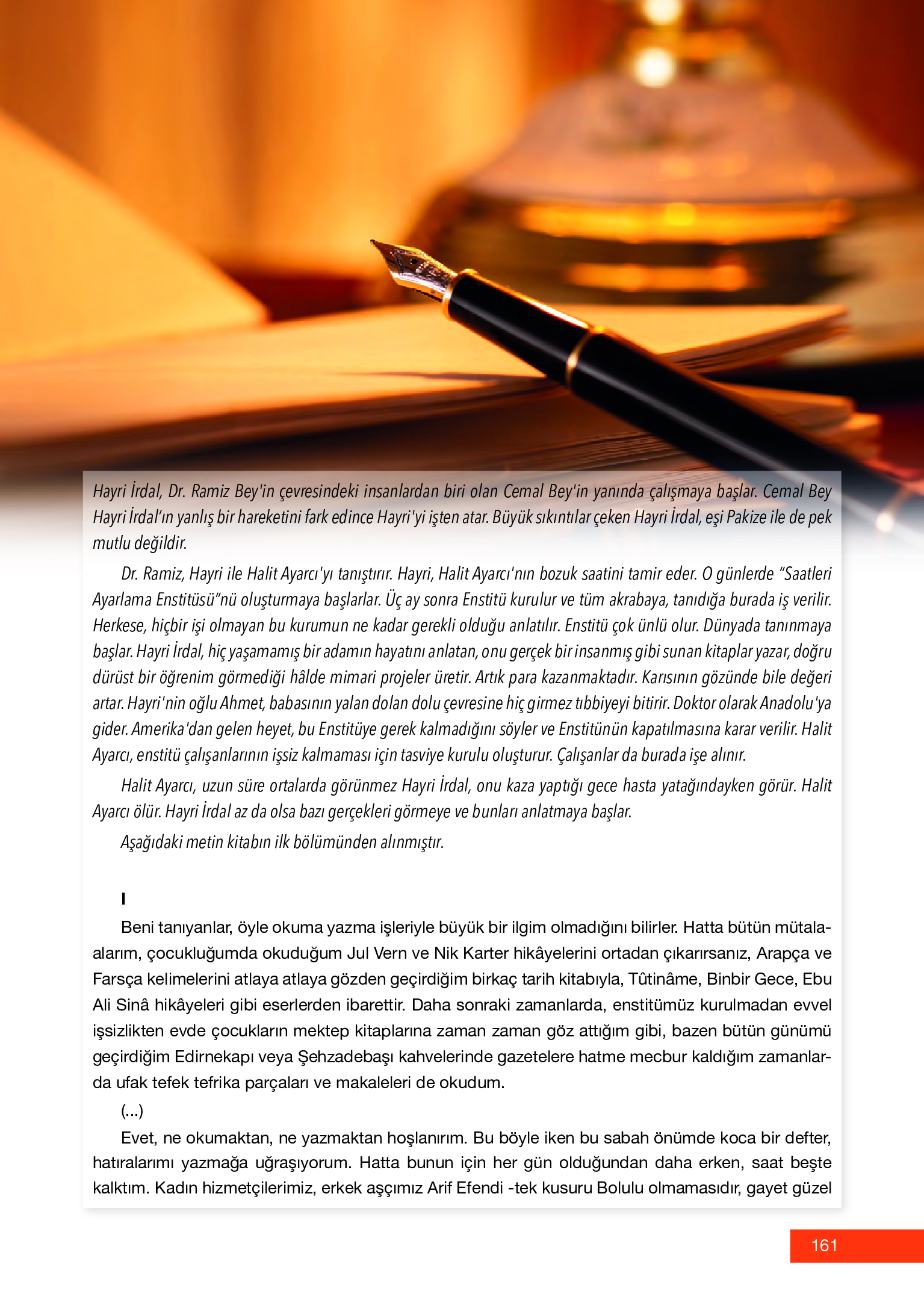 12. Sınıf Melis Yayınları Türk Dili Ve Edebiyatı Ders Kitabı Sayfa 161 Cevapları