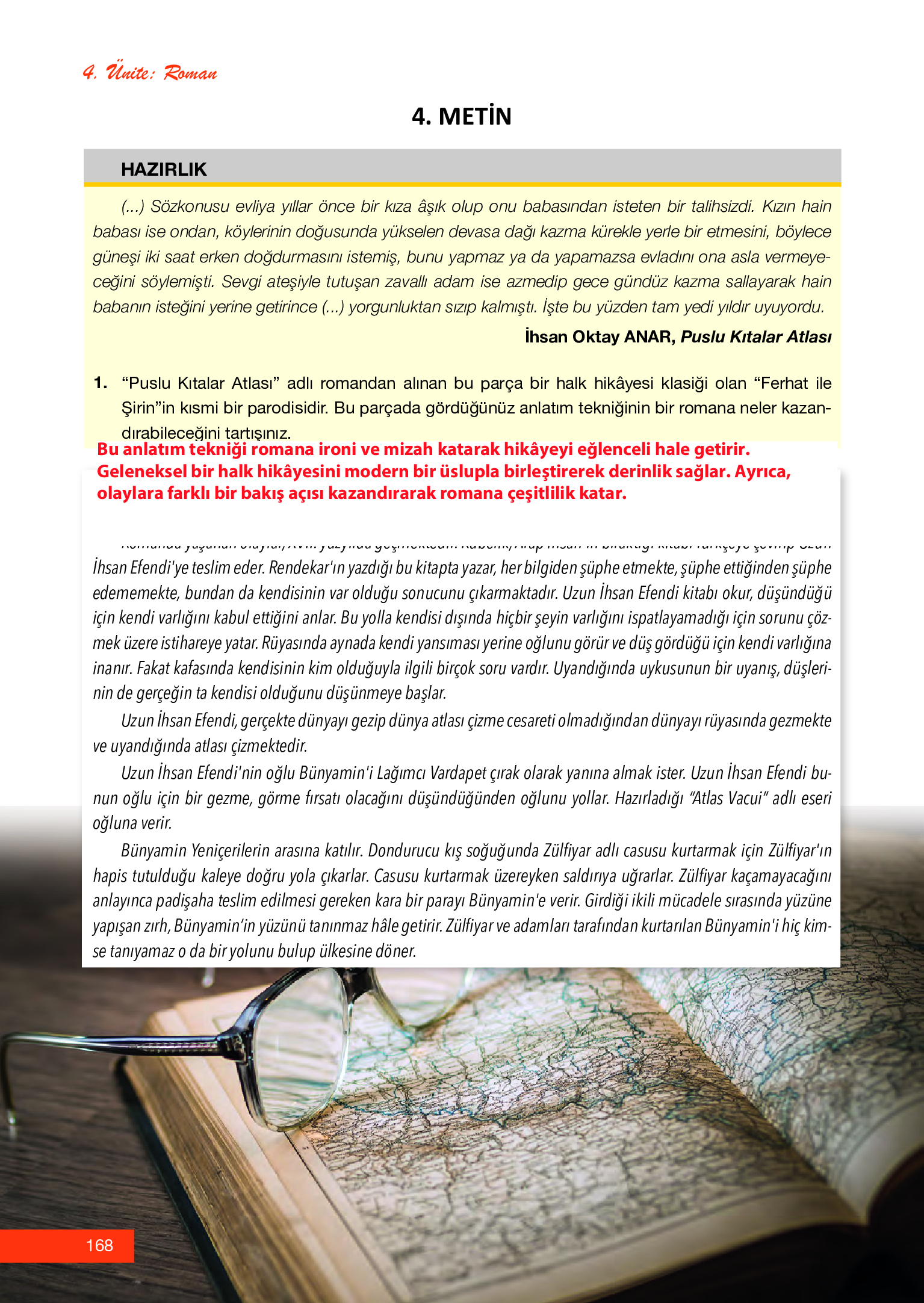 12. Sınıf Melis Yayınları Türk Dili Ve Edebiyatı Ders Kitabı Sayfa 168 Cevapları 12. Sınıf Melis Yayınları Türk Dili Ve Edebiyatı Ders Kitabı Sayfa 168 Cevapları