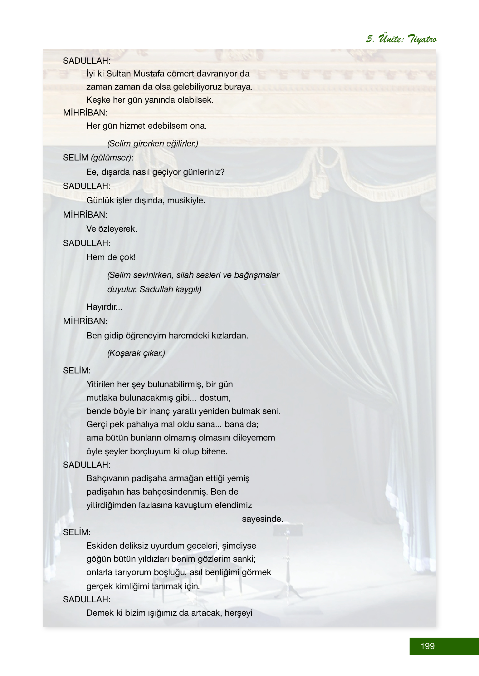 12. Sınıf Melis Yayınları Türk Dili Ve Edebiyatı Ders Kitabı Sayfa 199 Cevapları