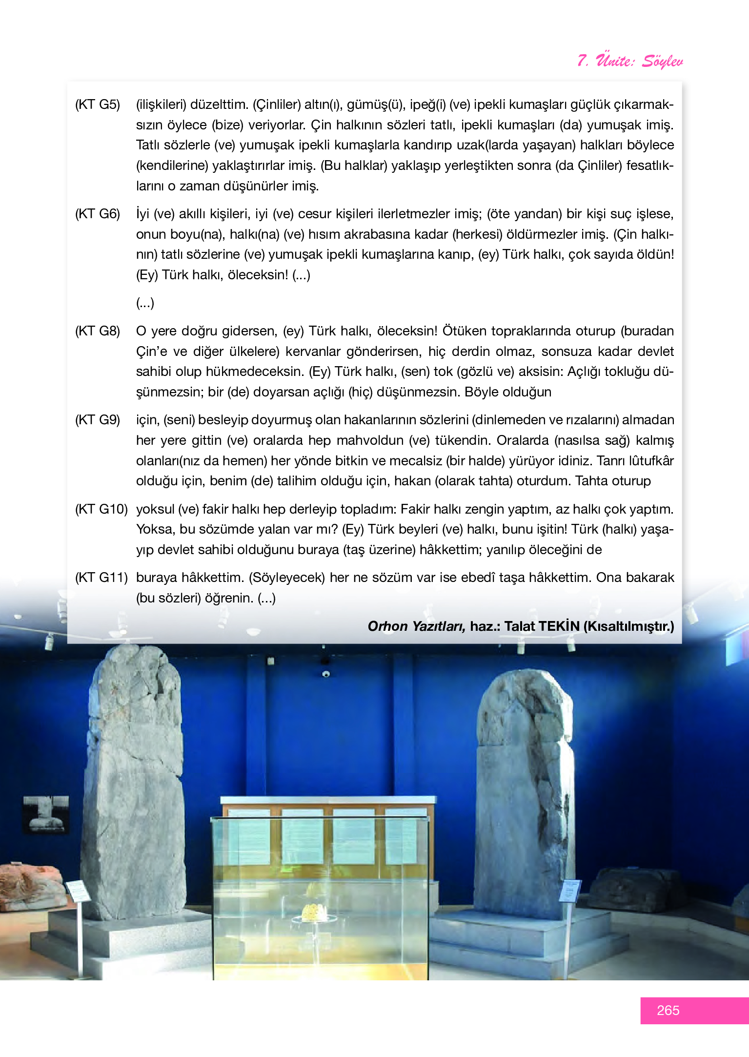 12. Sınıf Melis Yayınları Türk Dili Ve Edebiyatı Ders Kitabı Sayfa 265 Cevapları