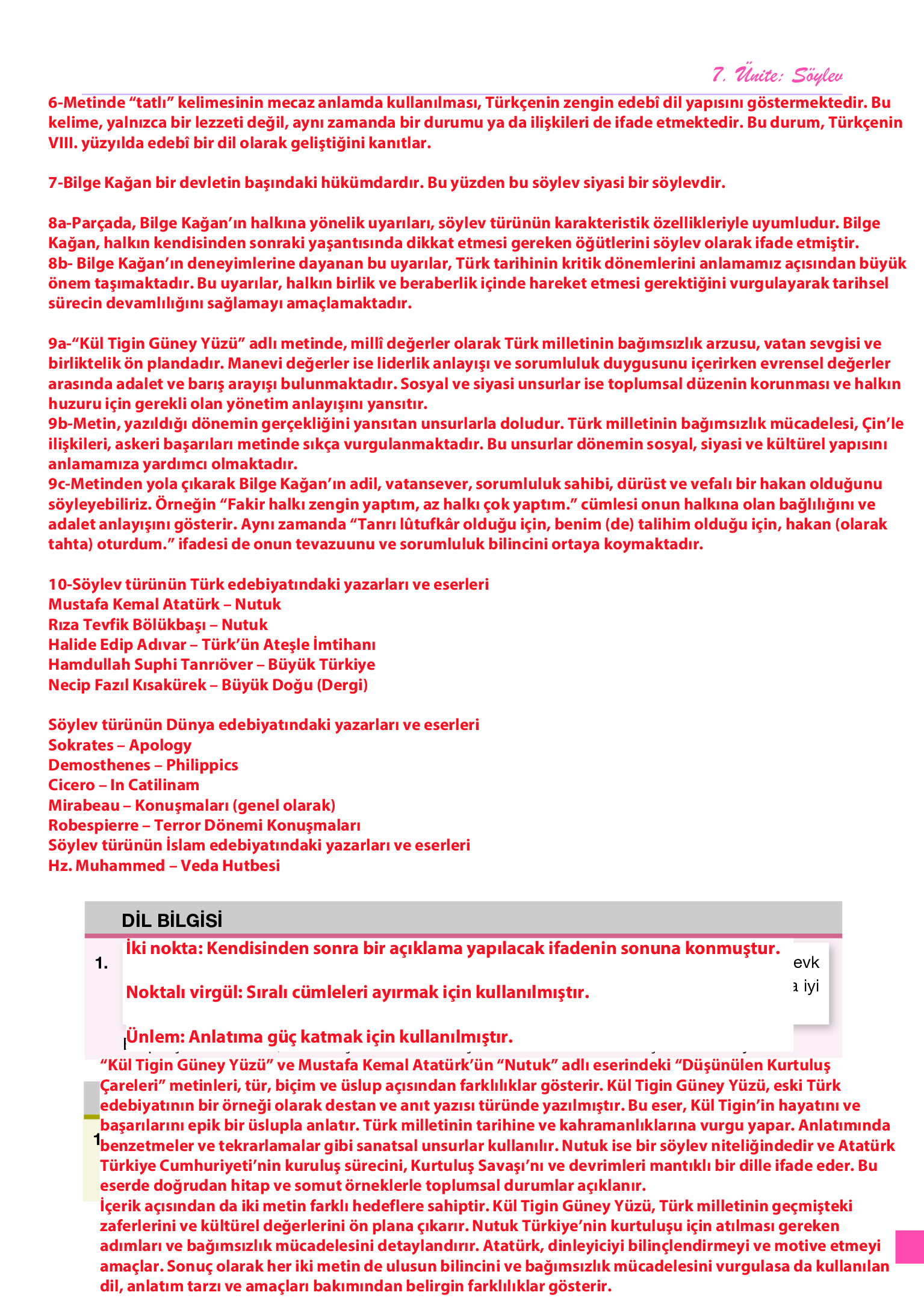 12. Sınıf Melis Yayınları Türk Dili Ve Edebiyatı Ders Kitabı Sayfa 267 Cevapları