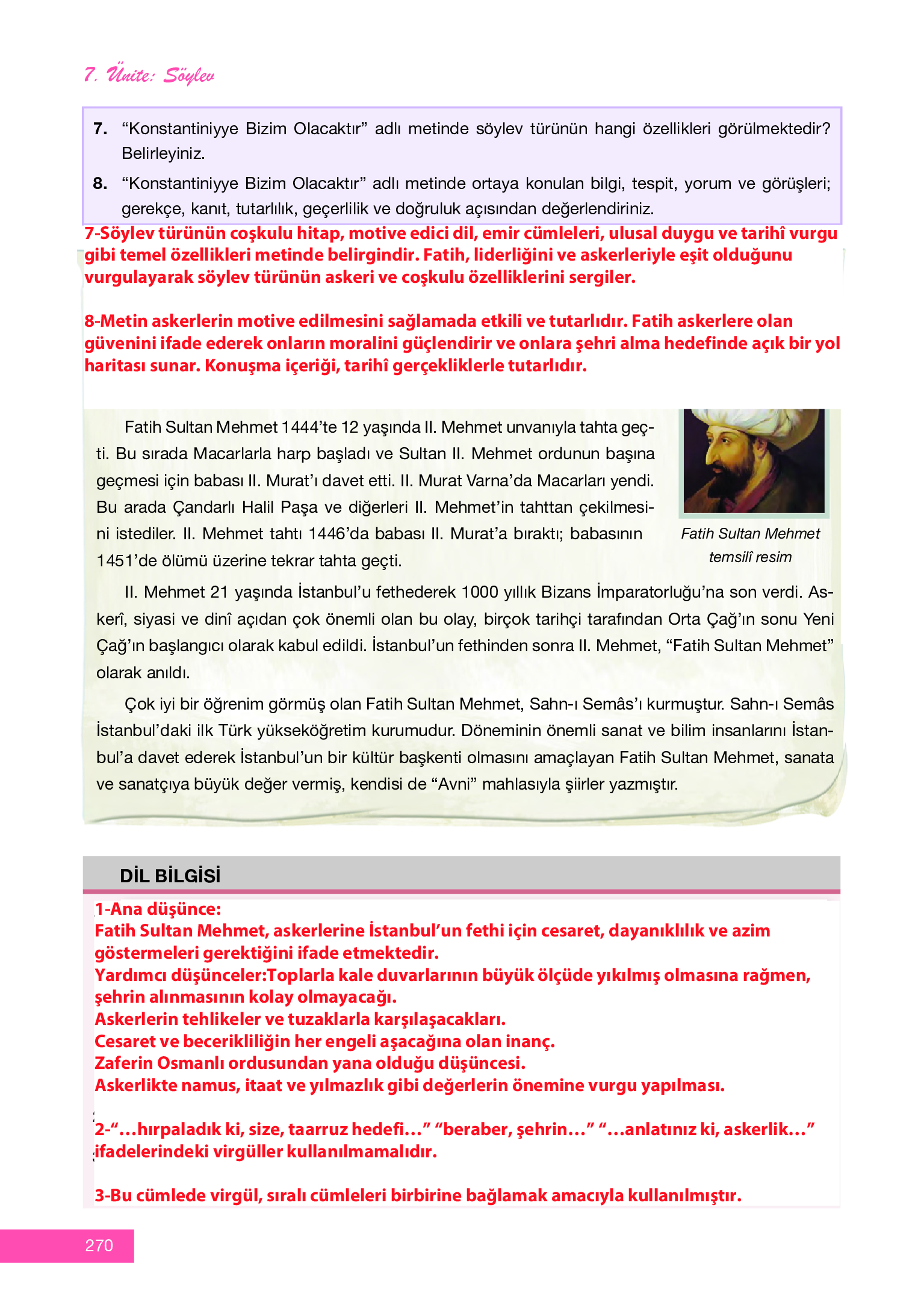 12. Sınıf Melis Yayınları Türk Dili Ve Edebiyatı Ders Kitabı Sayfa 270 Cevapları 12. Sınıf Melis Yayınları Türk Dili Ve Edebiyatı Ders Kitabı Sayfa 270 Cevapları