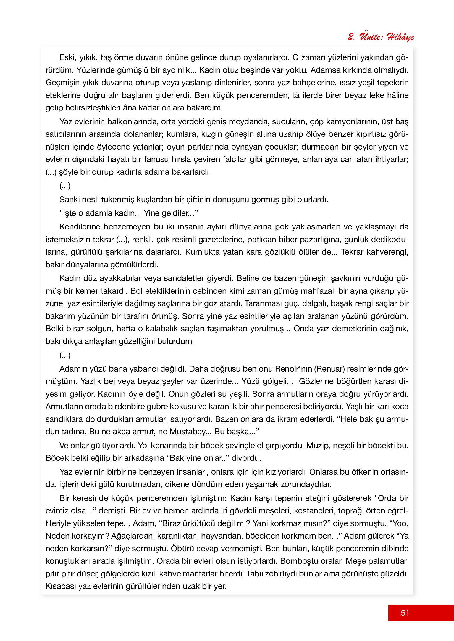12. Sınıf Melis Yayınları Türk Dili Ve Edebiyatı Ders Kitabı Sayfa 51 Cevapları