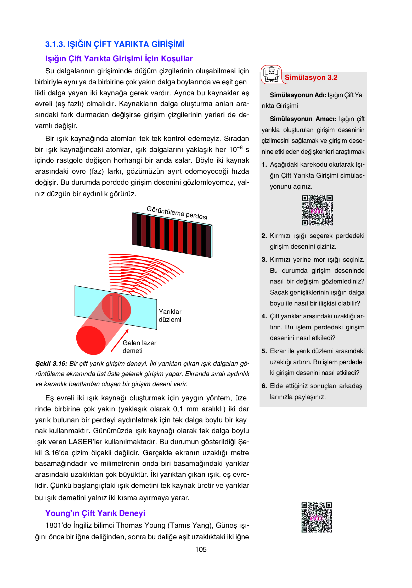 12. Sınıf Yıldırım Yayınları Fizik Ders Kitabı Sayfa 105 Cevapları