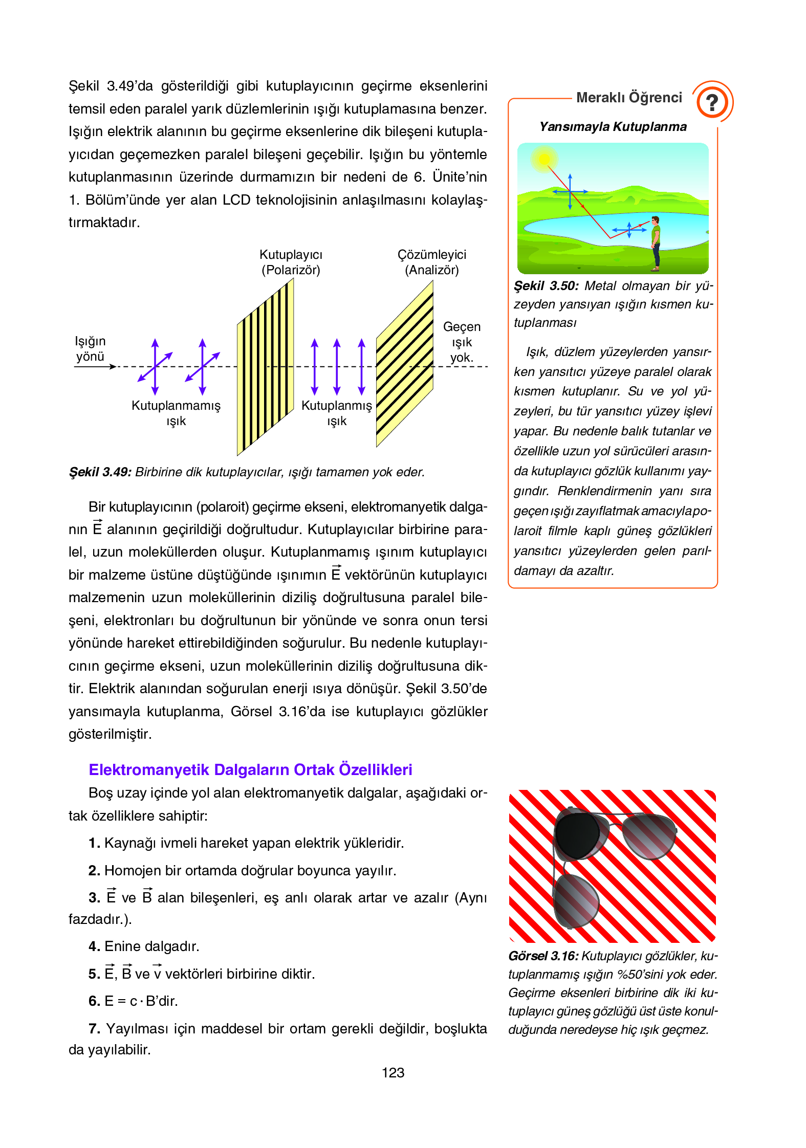 12. Sınıf Yıldırım Yayınları Fizik Ders Kitabı Sayfa 123 Cevapları