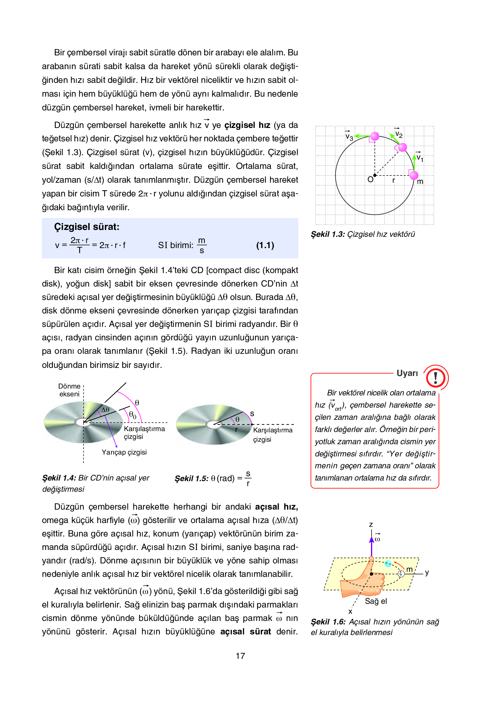 12. Sınıf Yıldırım Yayınları Fizik Ders Kitabı Sayfa 17 Cevapları