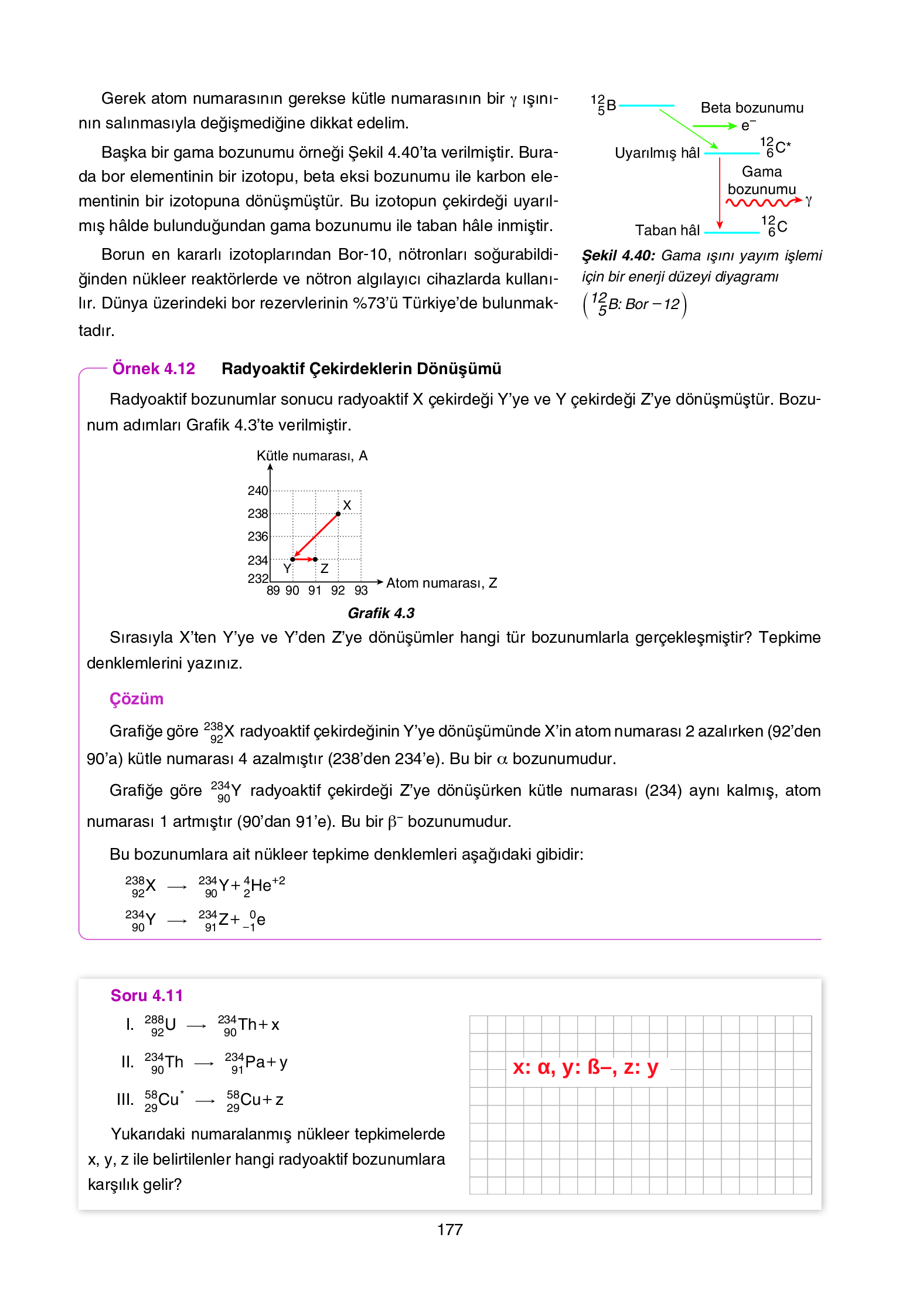 12. Sınıf Yıldırım Yayınları Fizik Ders Kitabı Sayfa 177 Cevapları