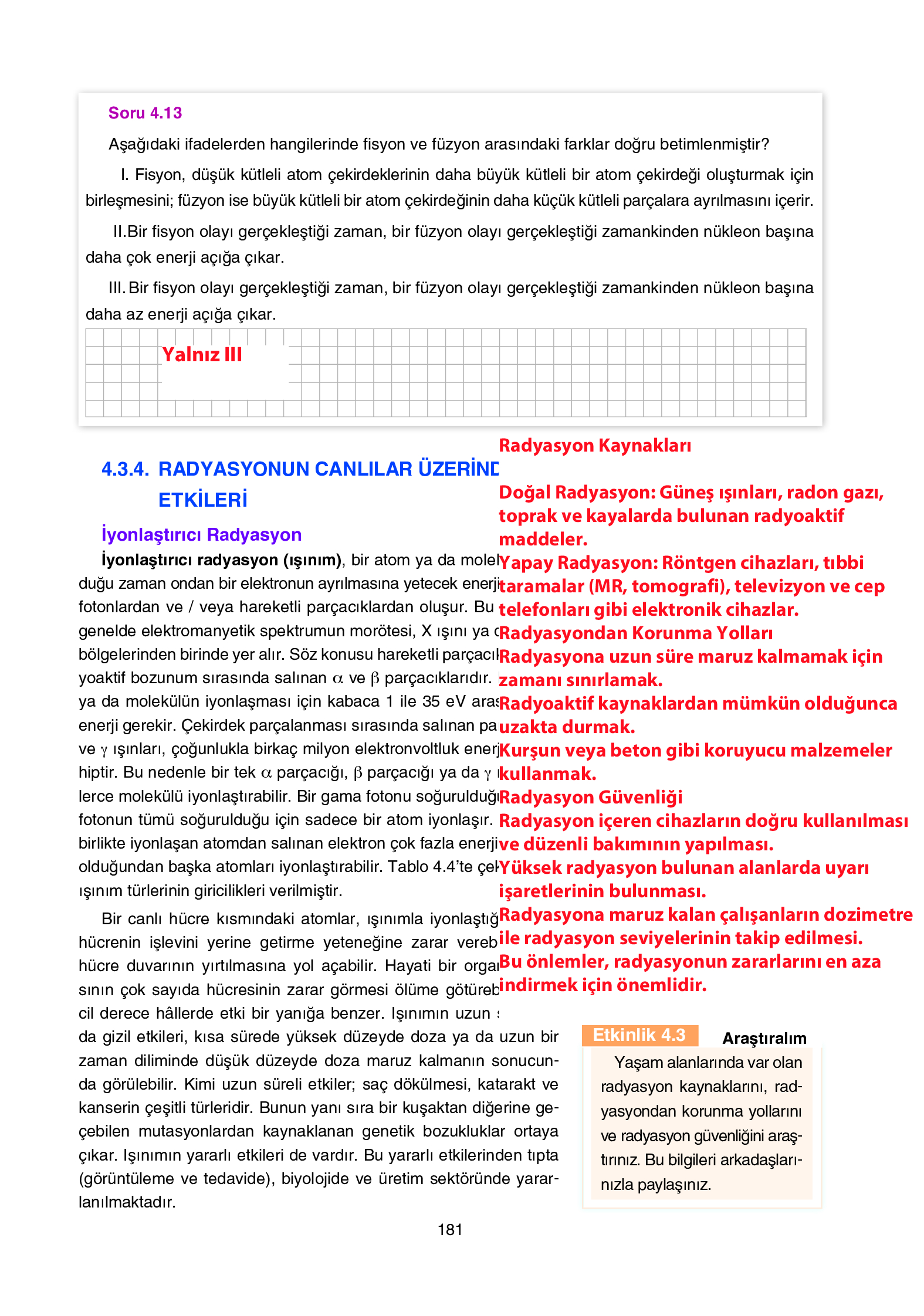12. Sınıf Yıldırım Yayınları Fizik Ders Kitabı Sayfa 181 Cevapları 12. Sınıf Yıldırım Yayınları Fizik Ders Kitabı Sayfa 181 Cevapları