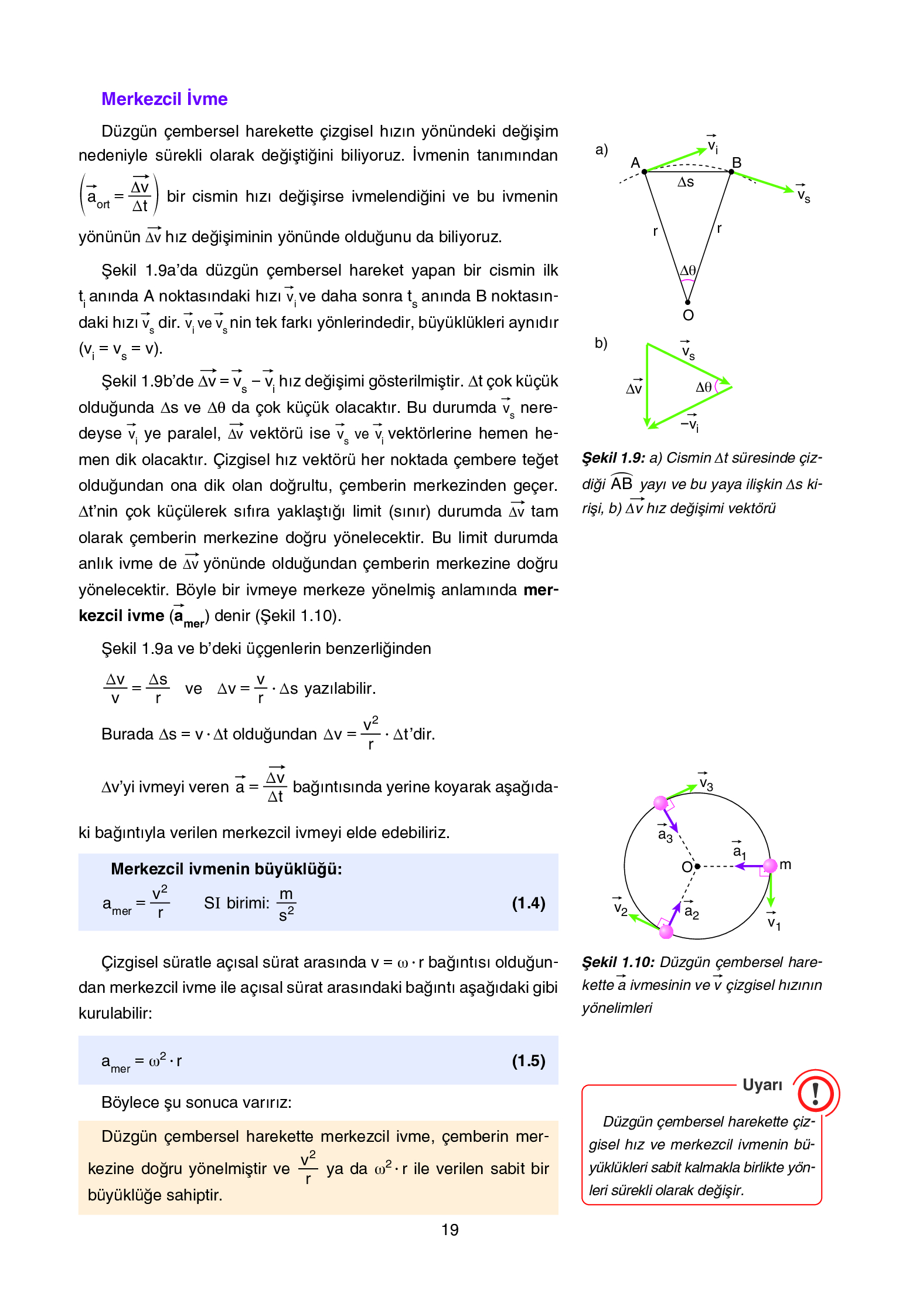 12. Sınıf Yıldırım Yayınları Fizik Ders Kitabı Sayfa 19 Cevapları 12. Sınıf Yıldırım Yayınları Fizik Ders Kitabı Sayfa 19 Cevapları