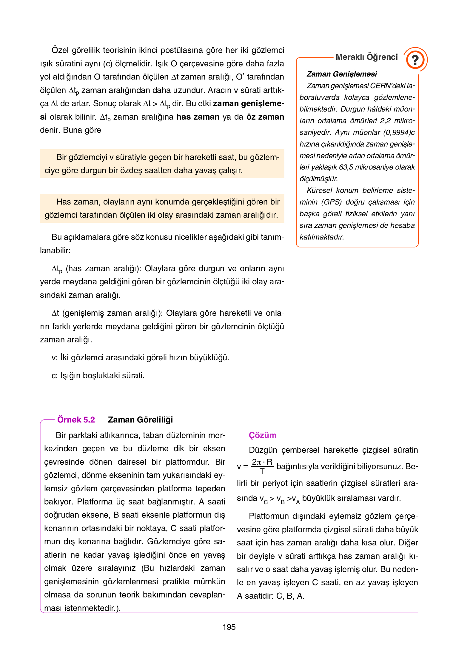 12. Sınıf Yıldırım Yayınları Fizik Ders Kitabı Sayfa 195 Cevapları 12. Sınıf Yıldırım Yayınları Fizik Ders Kitabı Sayfa 195 Cevapları