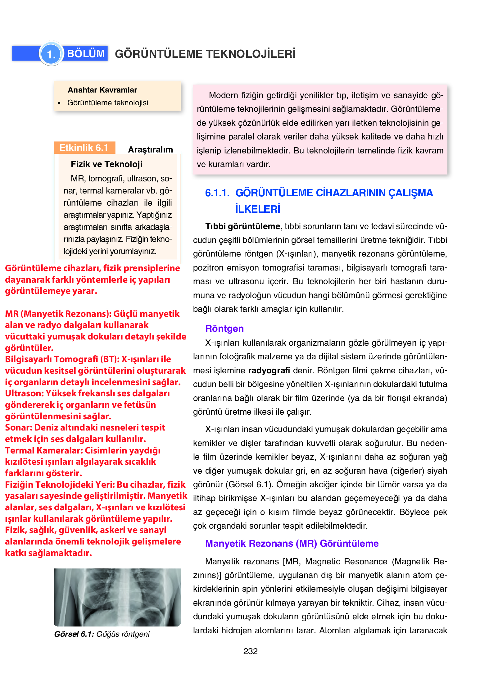 12. Sınıf Yıldırım Yayınları Fizik Ders Kitabı Sayfa 232 Cevapları 12. Sınıf Yıldırım Yayınları Fizik Ders Kitabı Sayfa 232 Cevapları