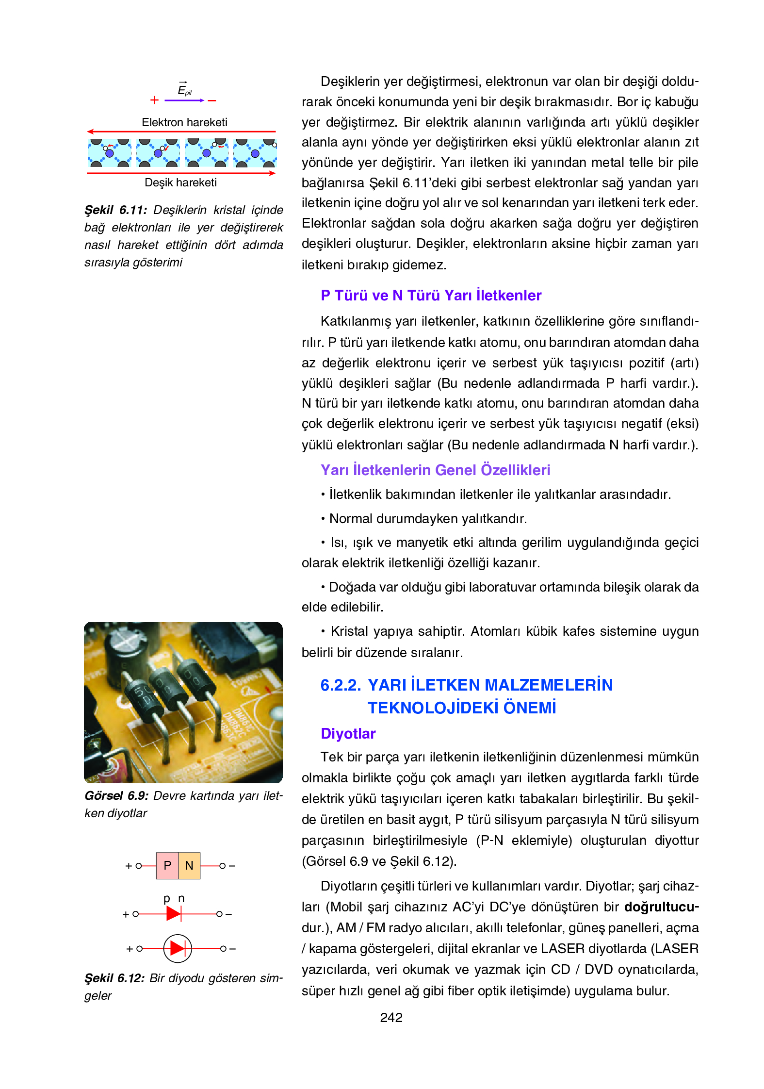 12. Sınıf Yıldırım Yayınları Fizik Ders Kitabı Sayfa 242 Cevapları