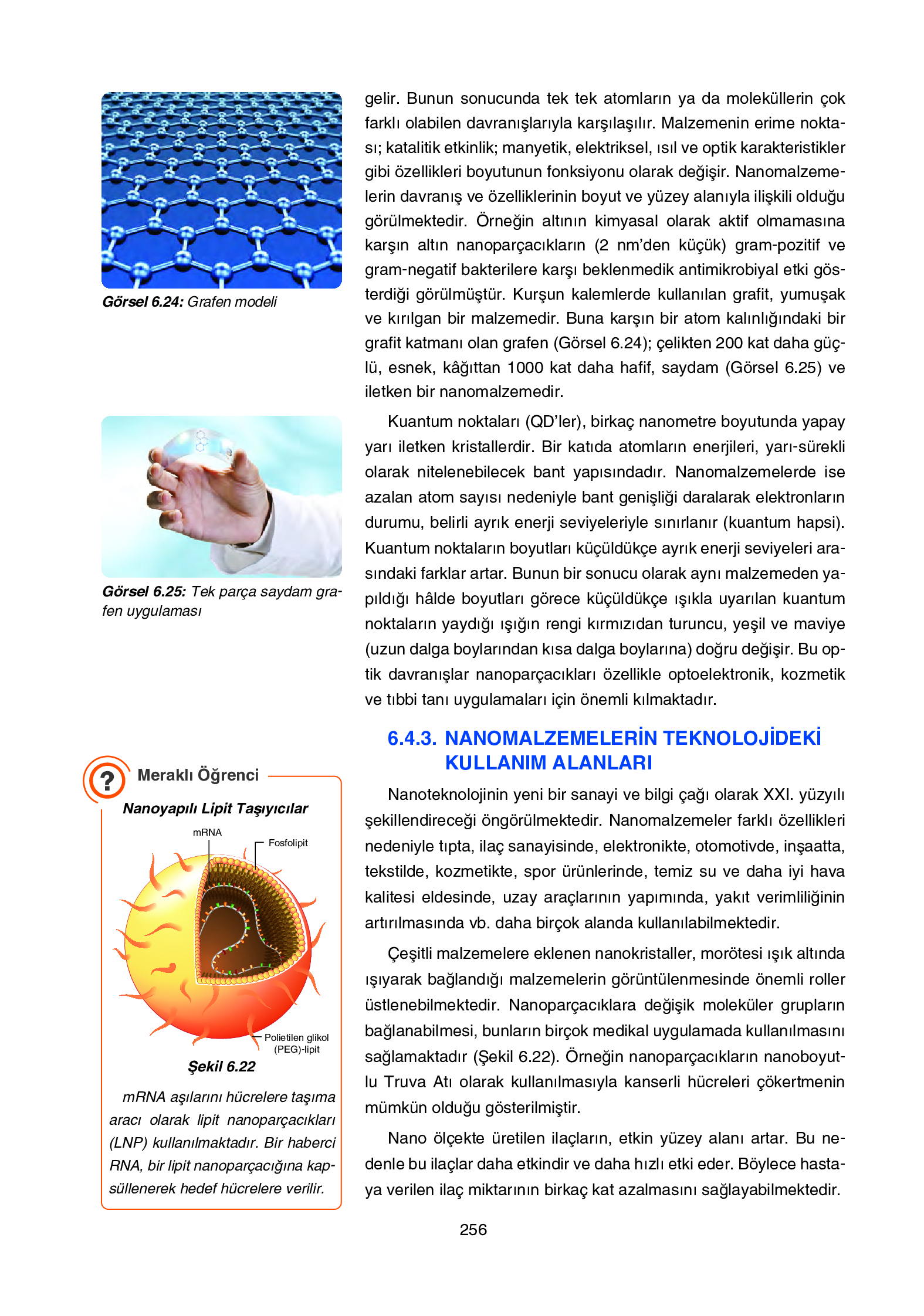 12. Sınıf Yıldırım Yayınları Fizik Ders Kitabı Sayfa 256 Cevapları