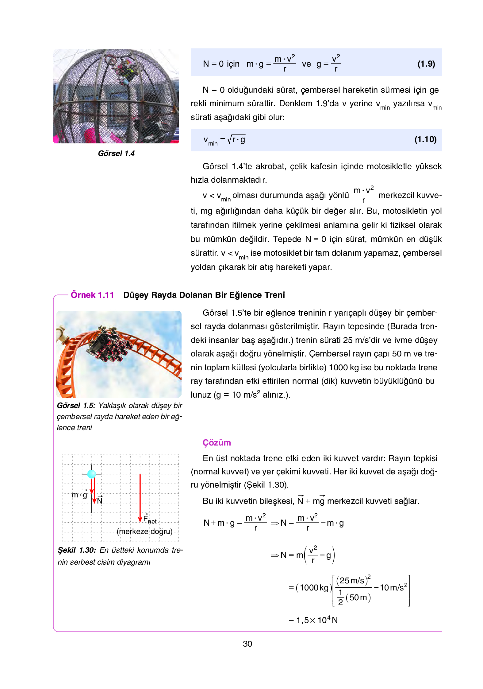 12. Sınıf Yıldırım Yayınları Fizik Ders Kitabı Sayfa 30 Cevapları