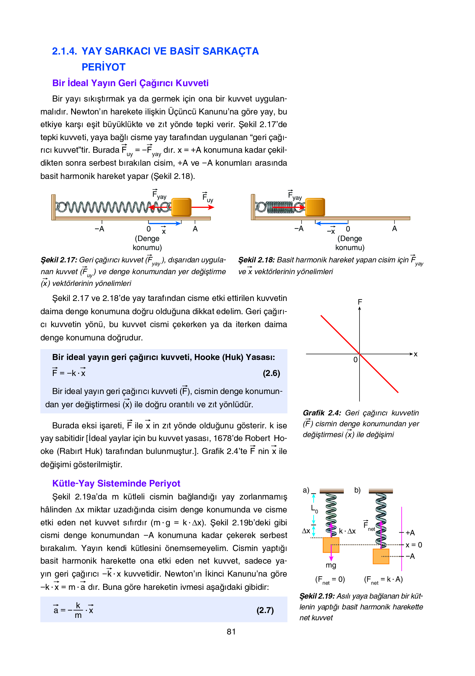 12. Sınıf Yıldırım Yayınları Fizik Ders Kitabı Sayfa 81 Cevapları 12. Sınıf Yıldırım Yayınları Fizik Ders Kitabı Sayfa 81 Cevapları