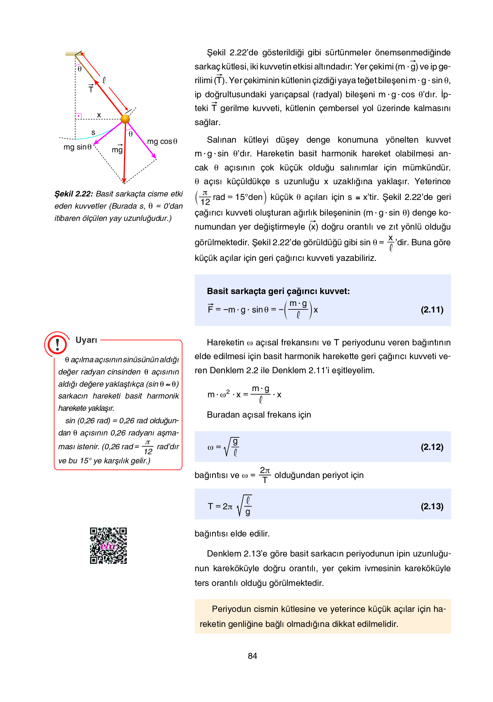 12. Sınıf Yıldırım Yayınları Fizik Ders Kitabı Sayfa 84 Cevapları